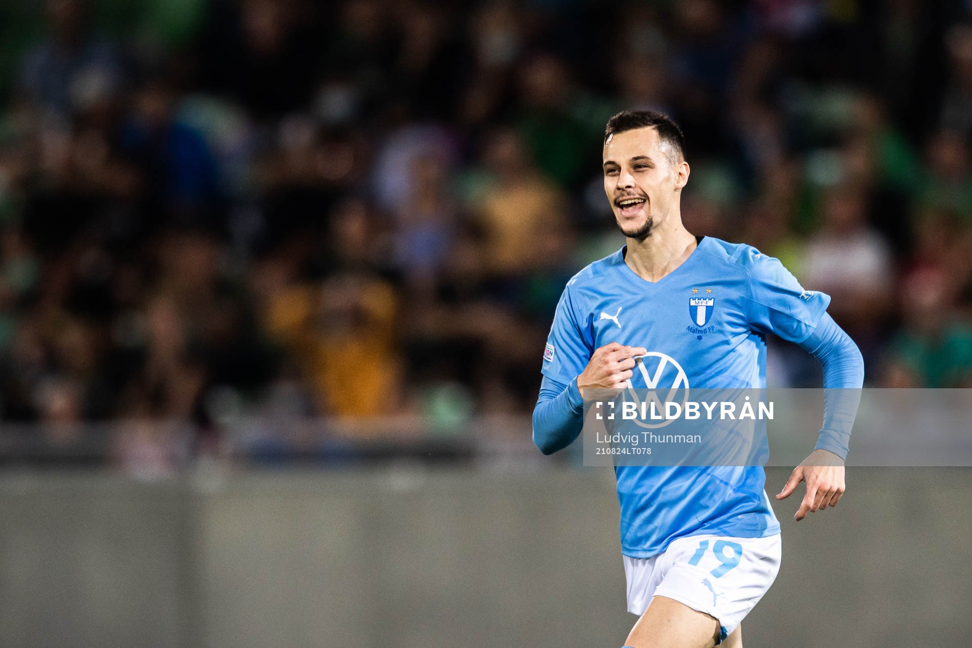 Veljko Birmancevic of Malmö FF celebrates