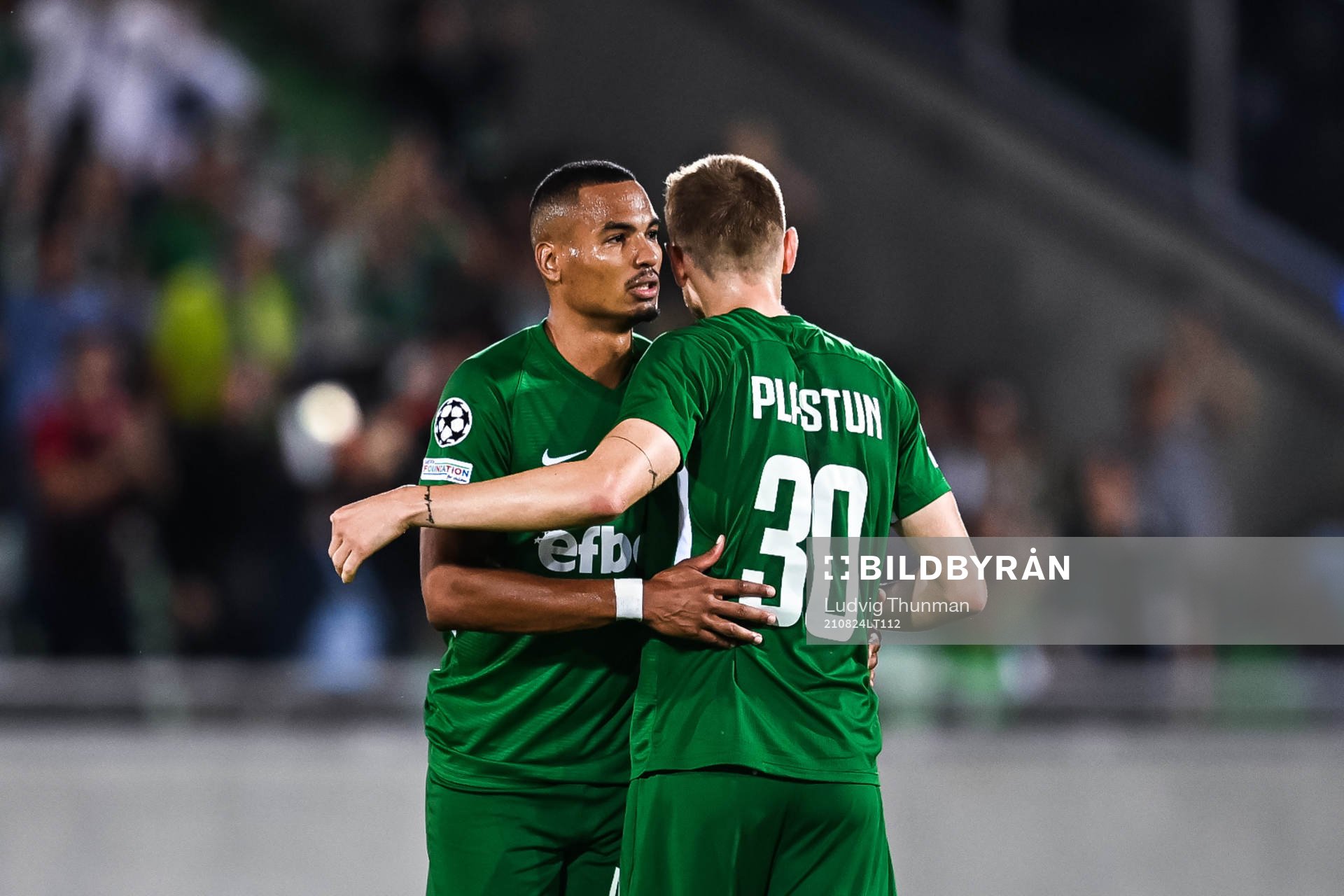 Players of Ludogorets celebrate