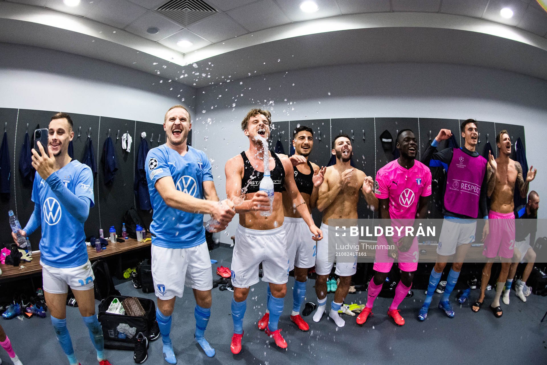 Veljko Birmancevic, Franz Brorsson, Eric Larsson and