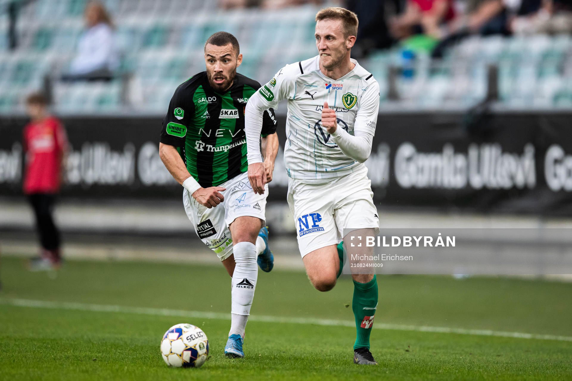 GAIS Malkolm Moenza och Jönköpings Jesper Svensson