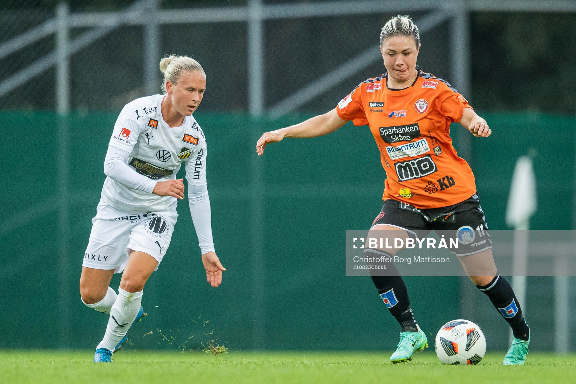 Häckens Filippa Curmark och Kristianstads Delaney Baie