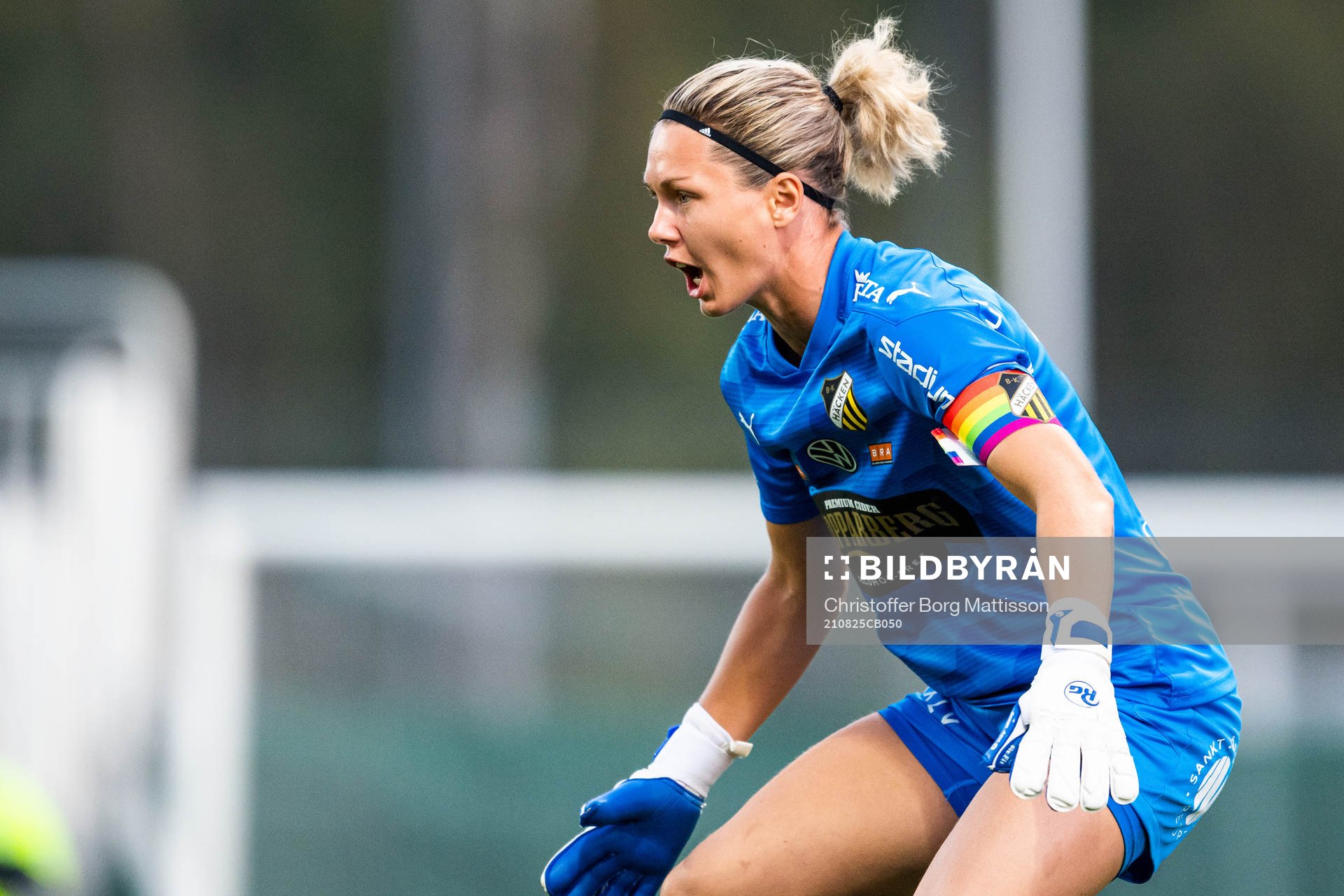 Häckens målvakt Jennifer Falk