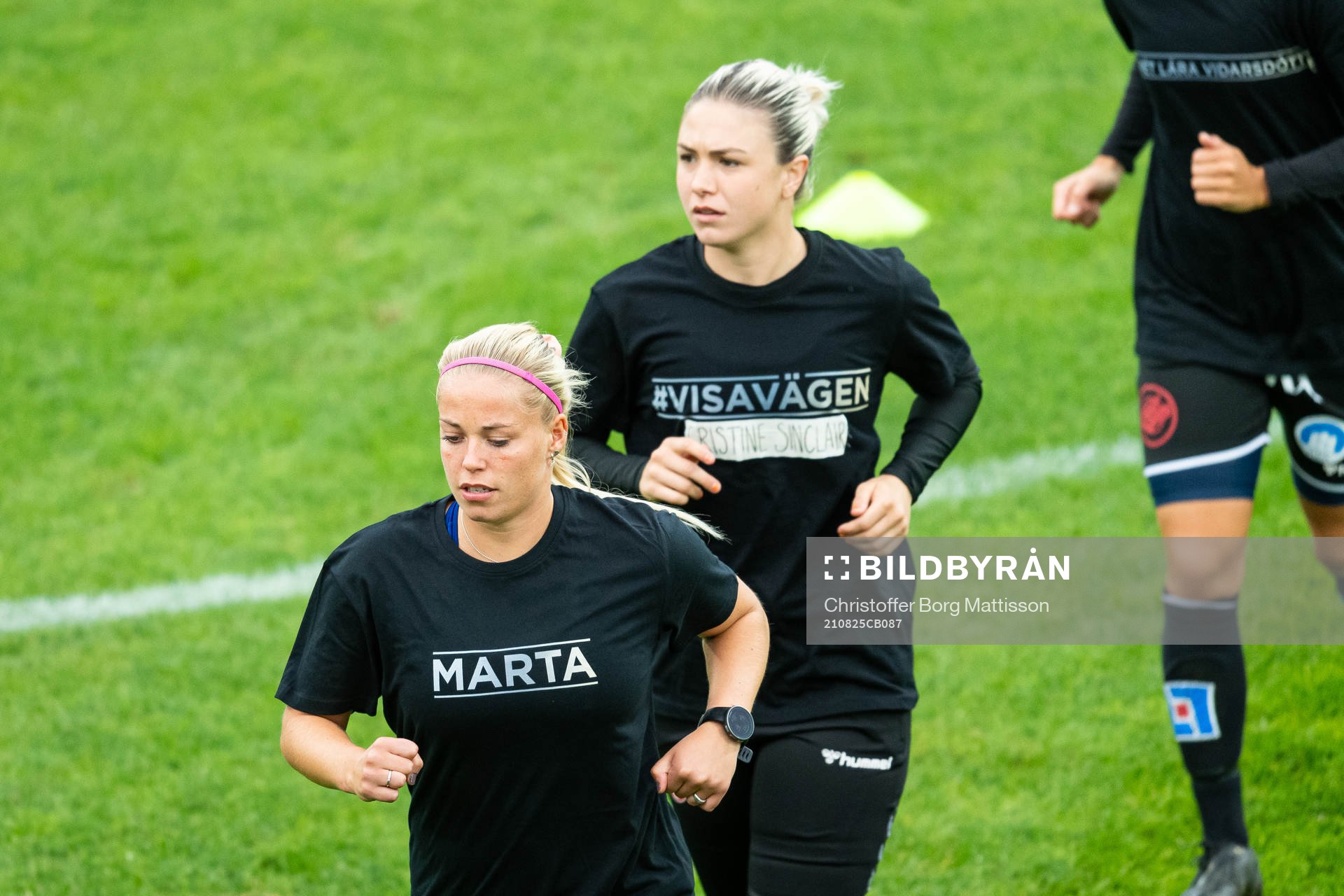 Kristianstads Therese Sessy Åsland och Delaney Baie Pridham