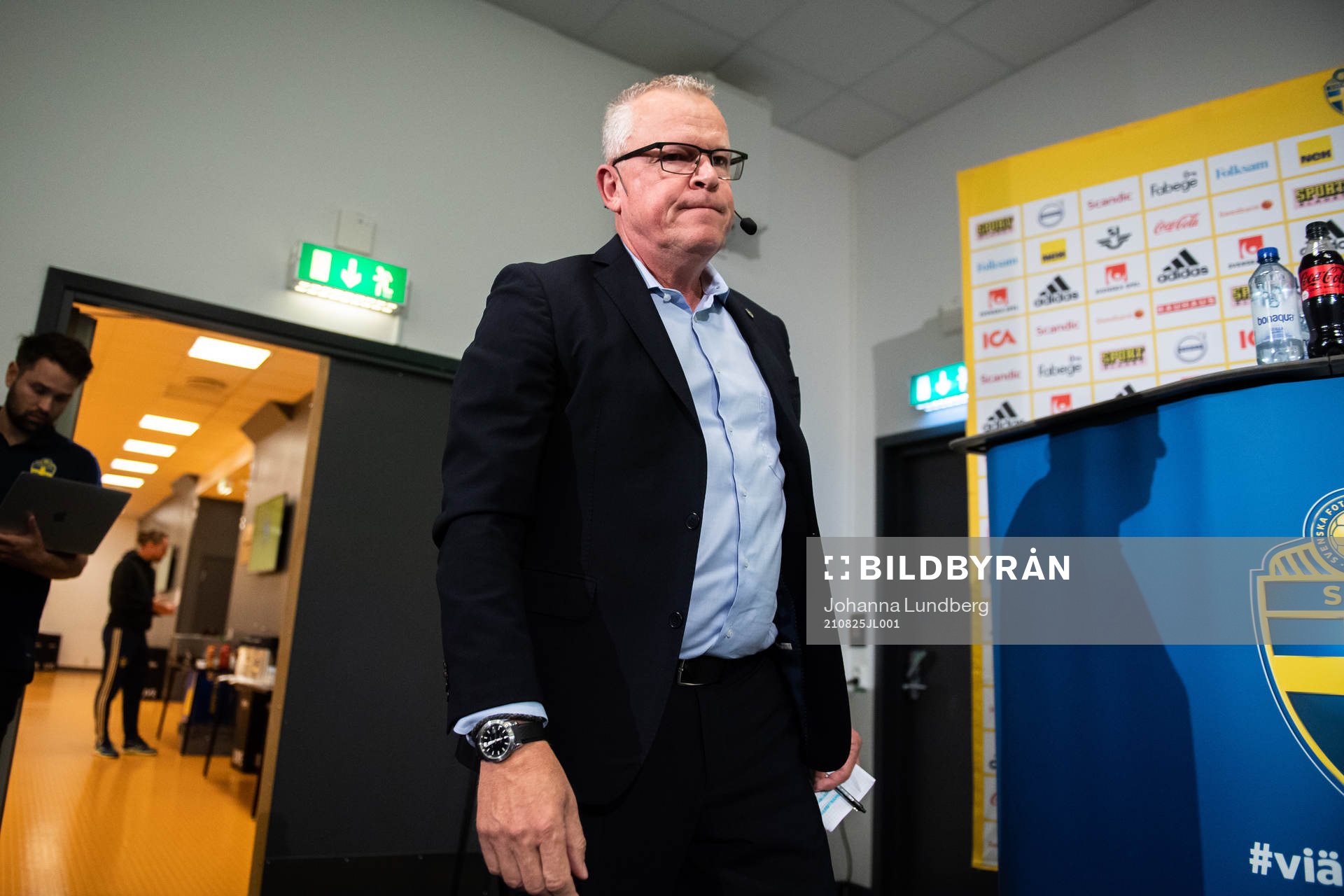 Janne Andersson, head coach of the Swedish national