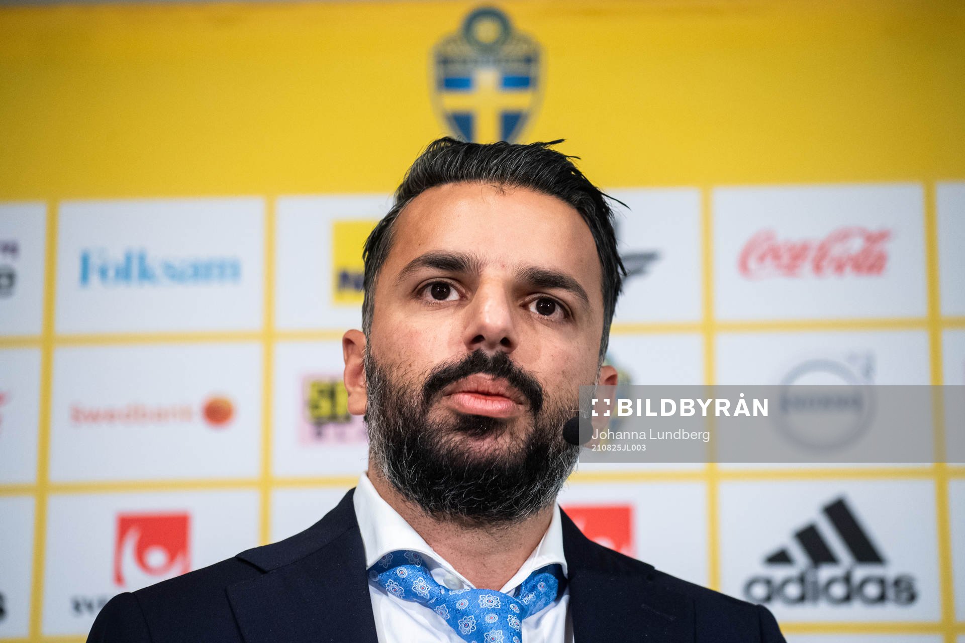 Poya Asbaghi, head coach U21, of the Swedish national