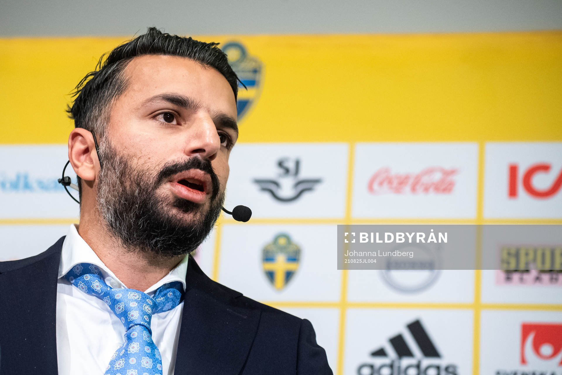 Poya Asbaghi, head coach U21, of the Swedish national
