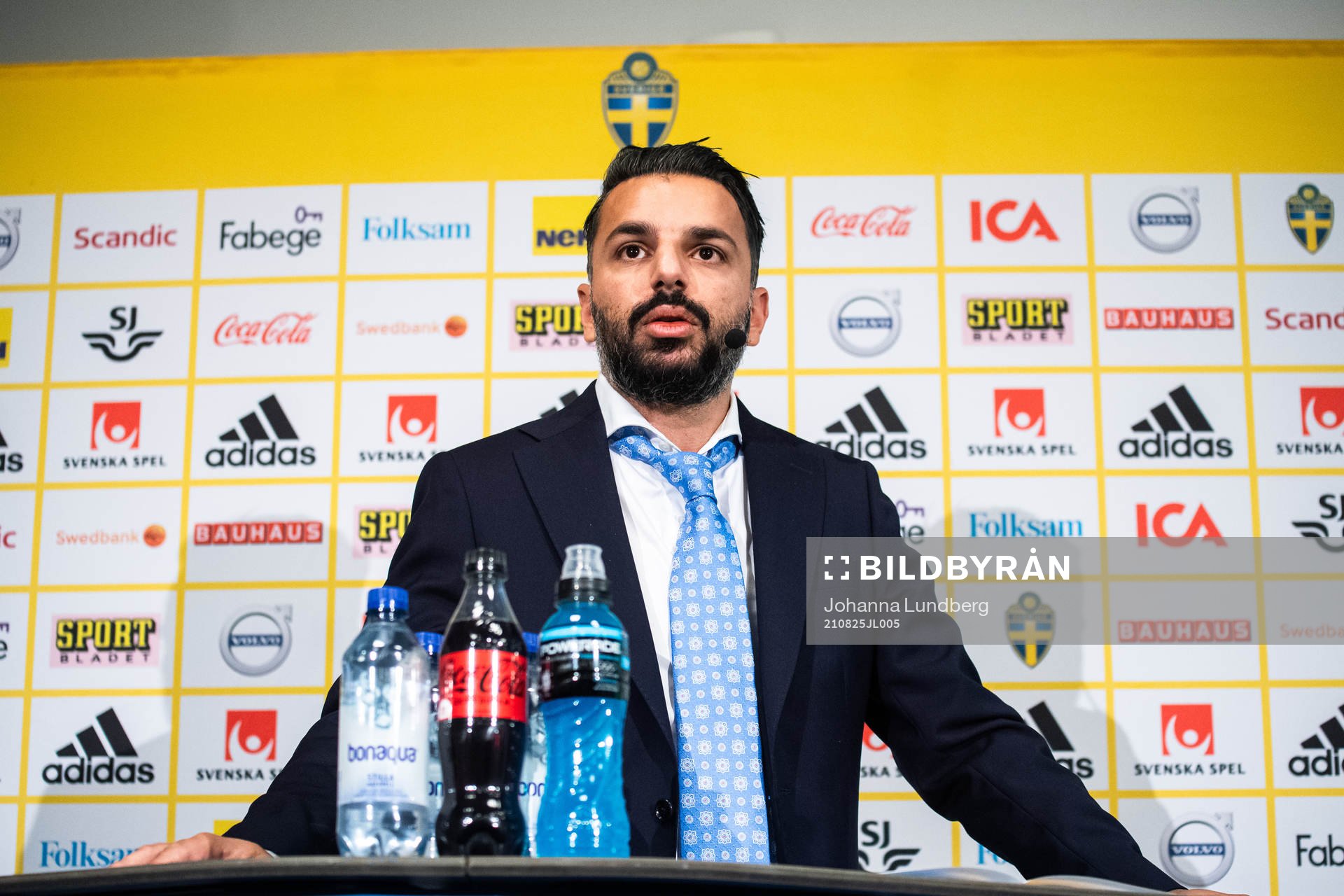 Poya Asbaghi, head coach U21, of the Swedish national