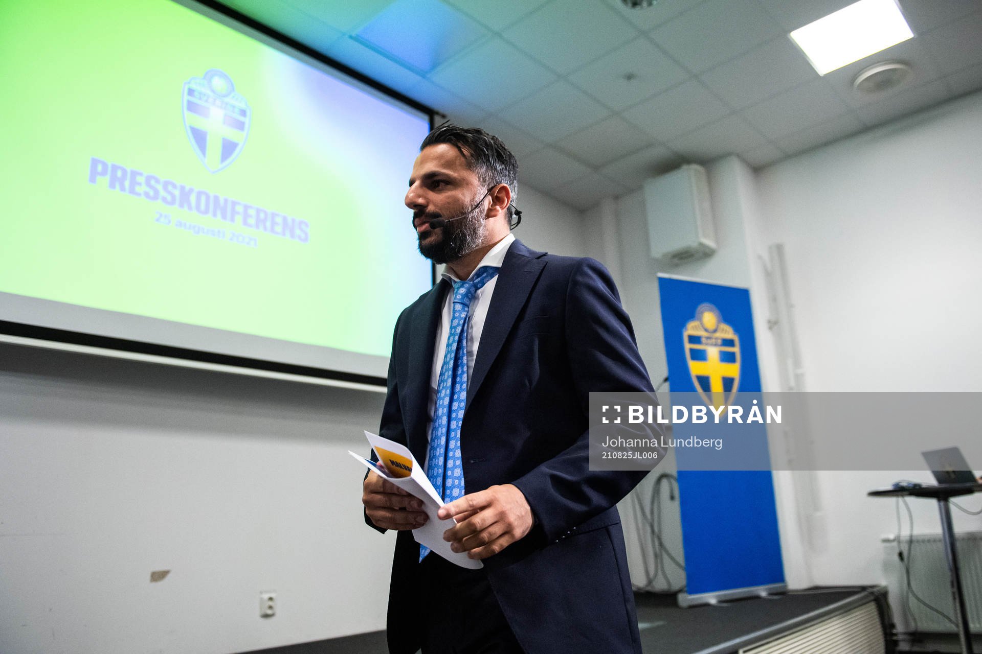 Poya Asbaghi, head coach U21, of the Swedish national