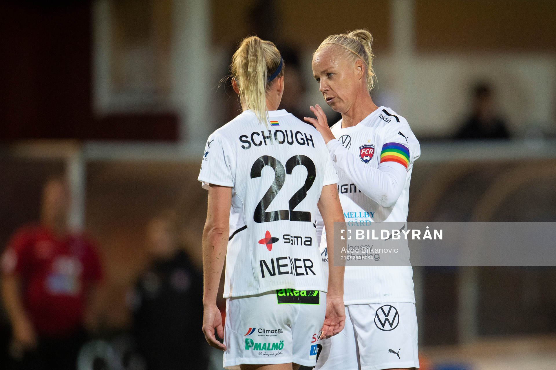 Rosengårds Olivia Schough och Caroline Seger