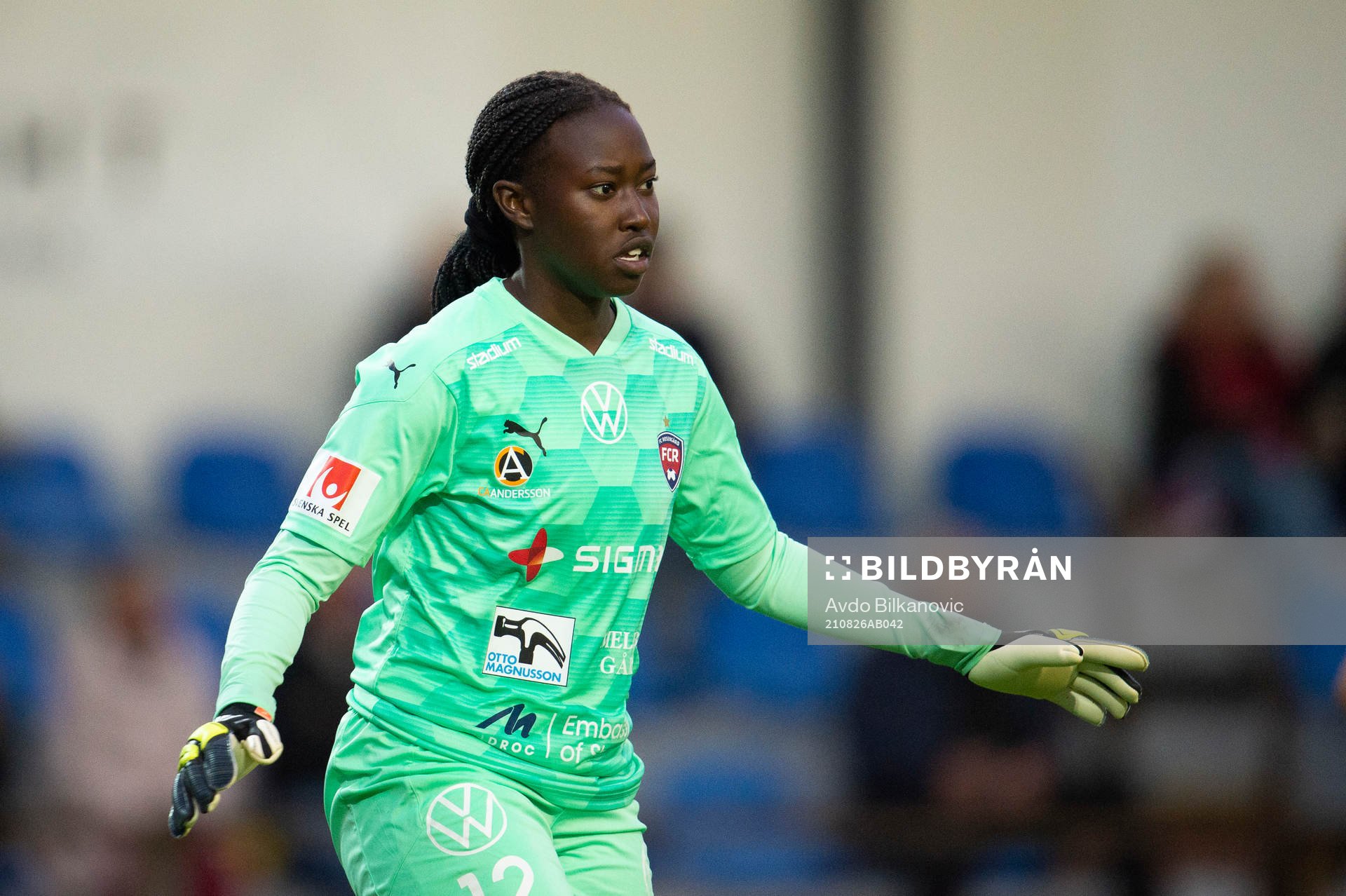 Rosengårds målvakt Angel Mukasa