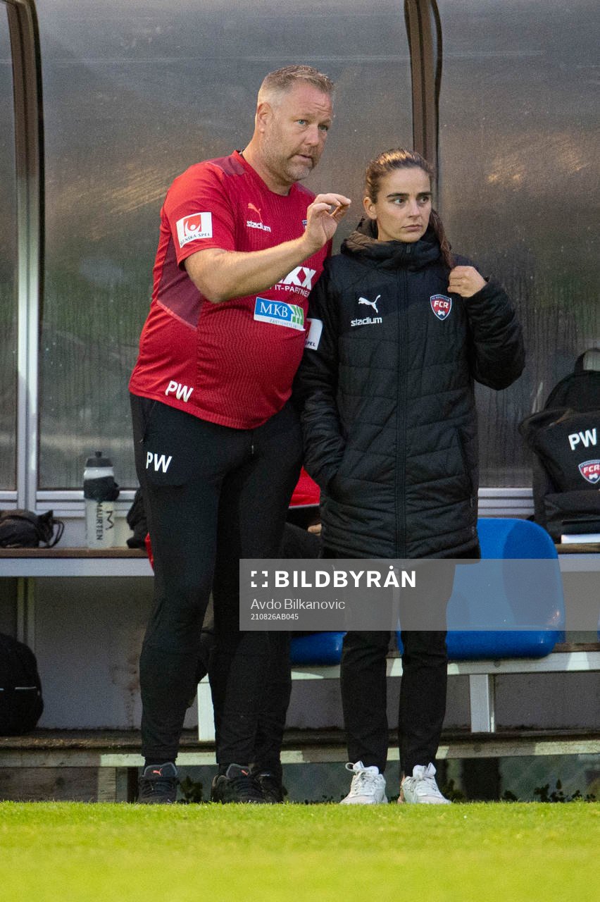 Rosengårds tränare Renee Slegers och assisterande