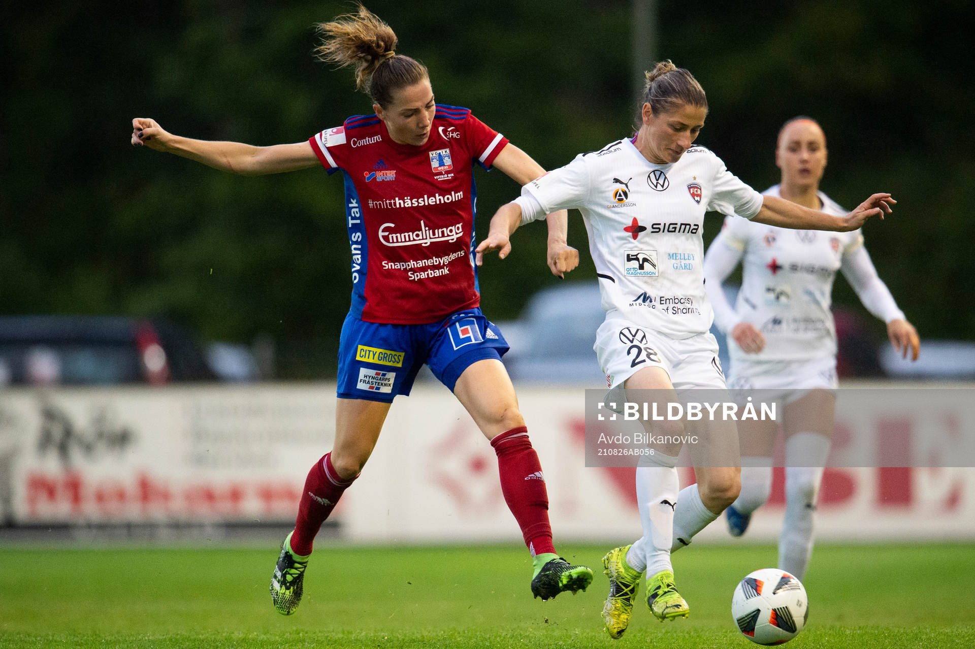 Vittsjös Clara Markstedt och Rosengårds Bianca Schmidt