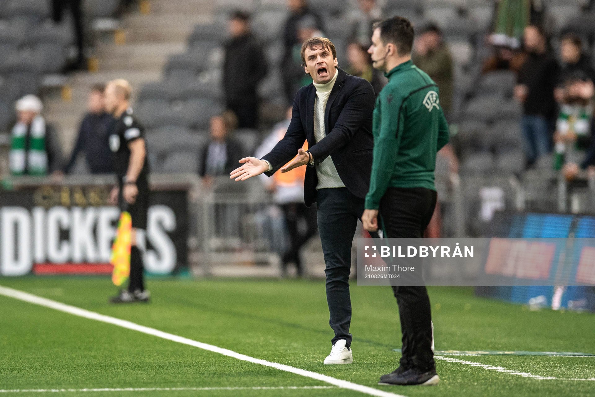 Milos Milojevic, head coach of Hammarby