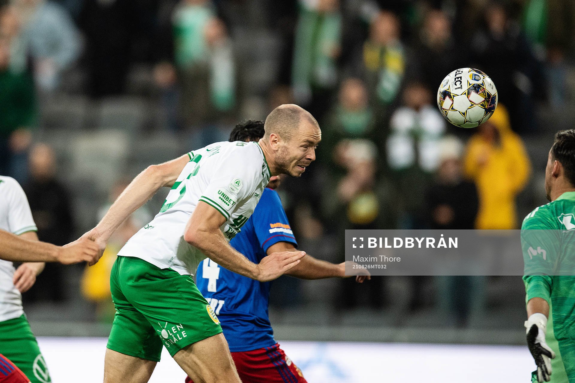 Jon Gudni Fjoluson of Hammarby scores 1-0