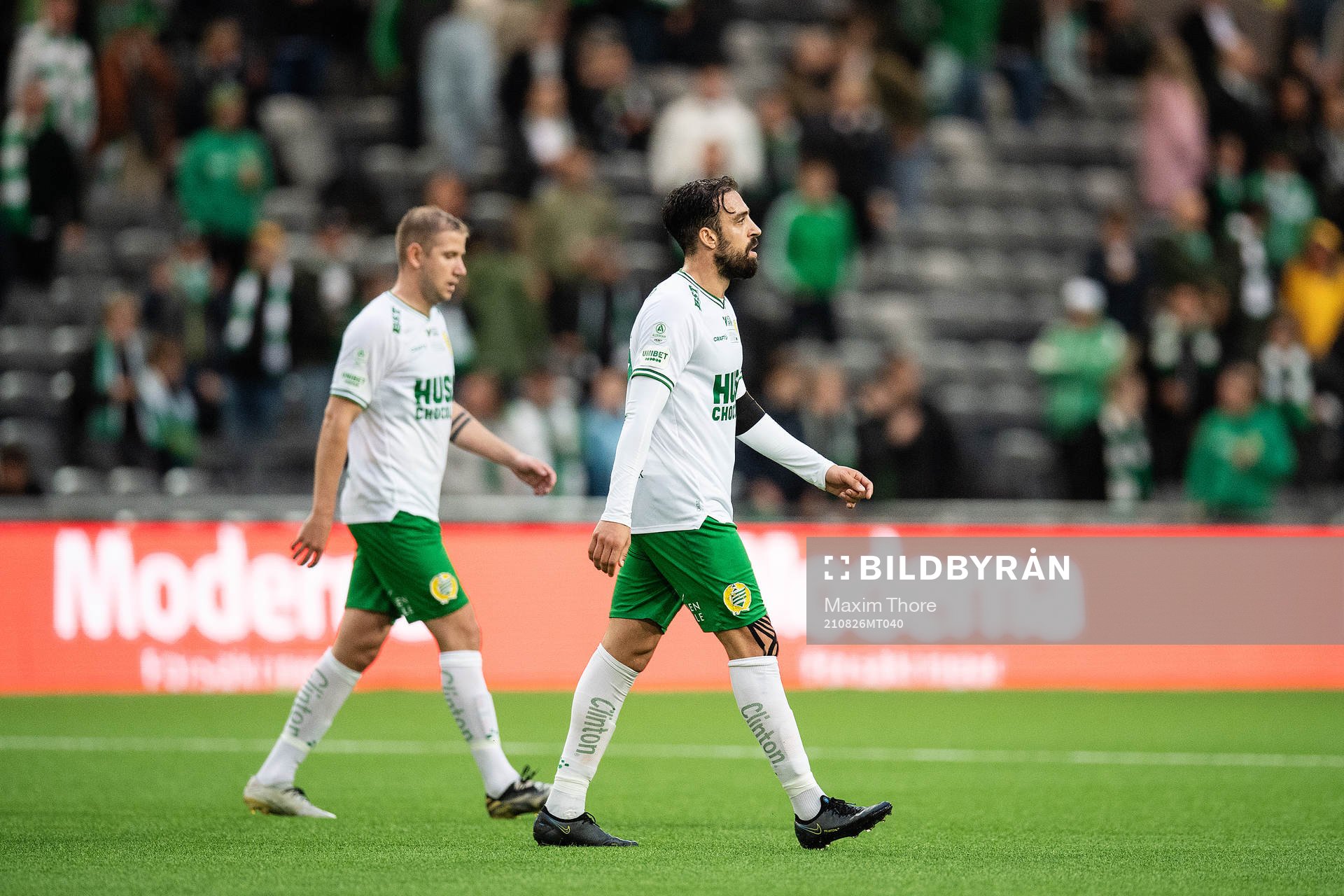 Darijan Bojanic and Abdul Khalili of Hammarby looks dejected