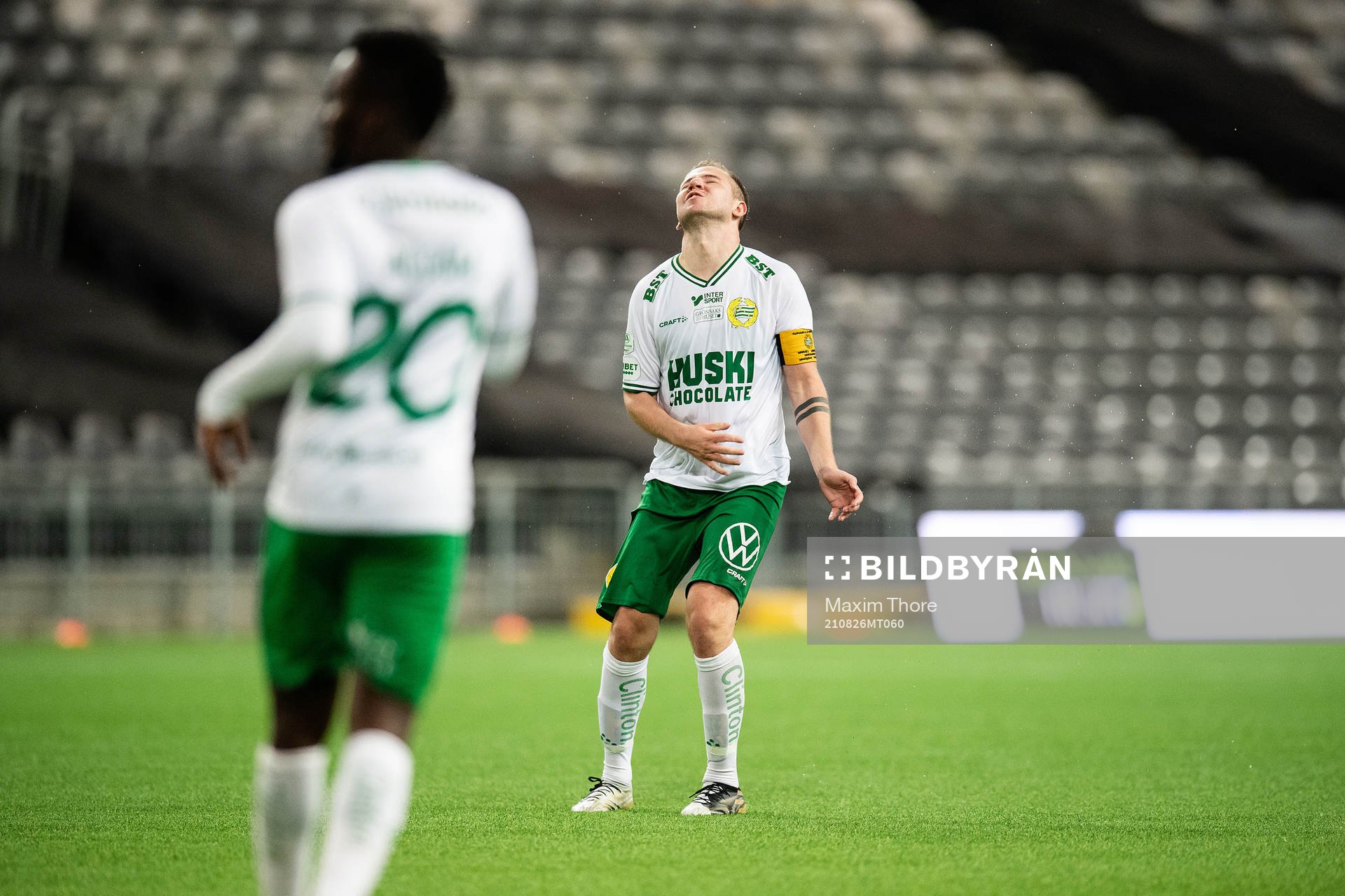 Darijan Bojanic of Hammarby looks dejected