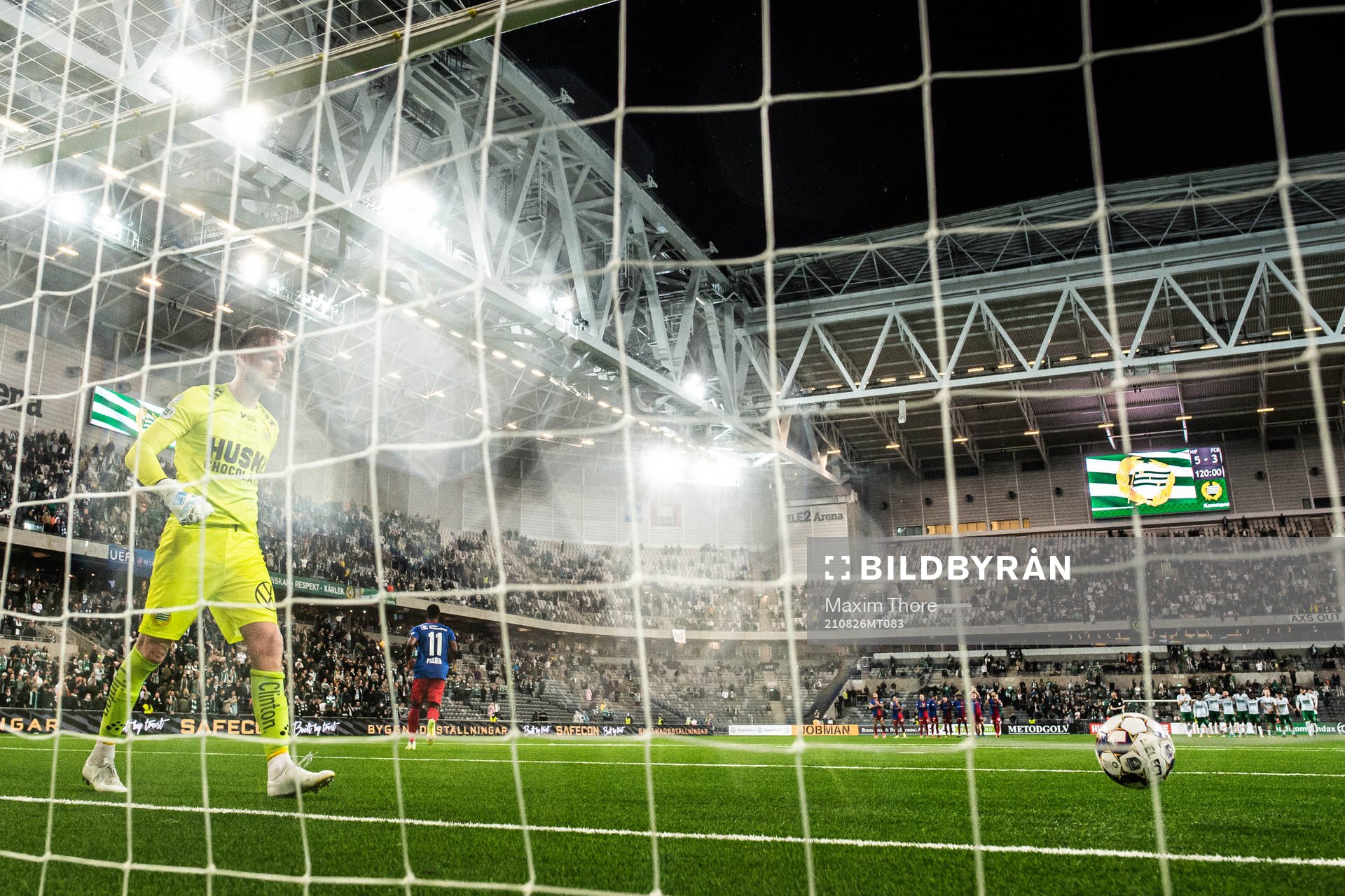 Goalkeeper David Ousted of Hammarby looks dejected