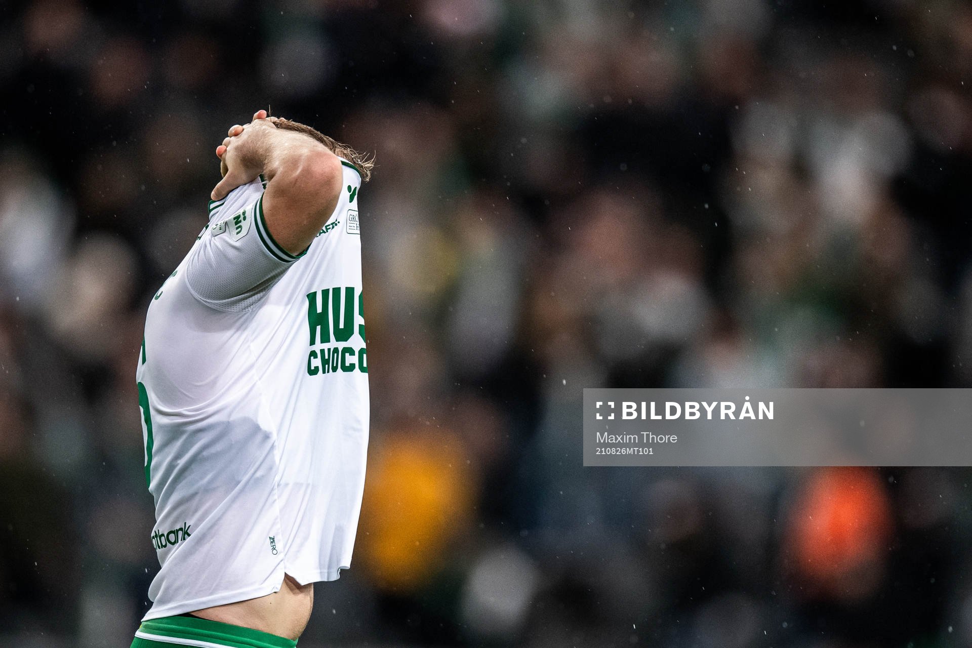 Darijan Bojanic of Hammarby looks dejected