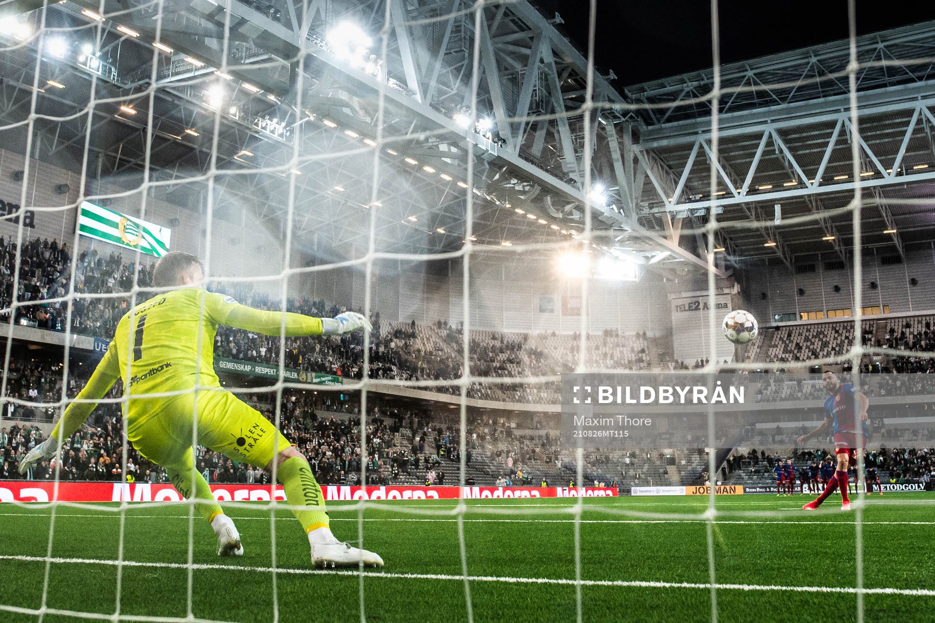 Arthur Mendonca Cabral of Basel scores the last penalty
