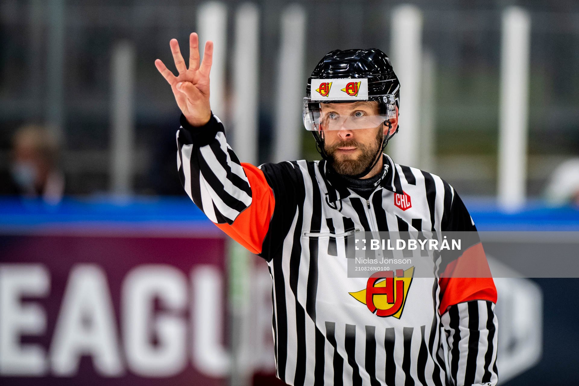 Referee Marcus Linde