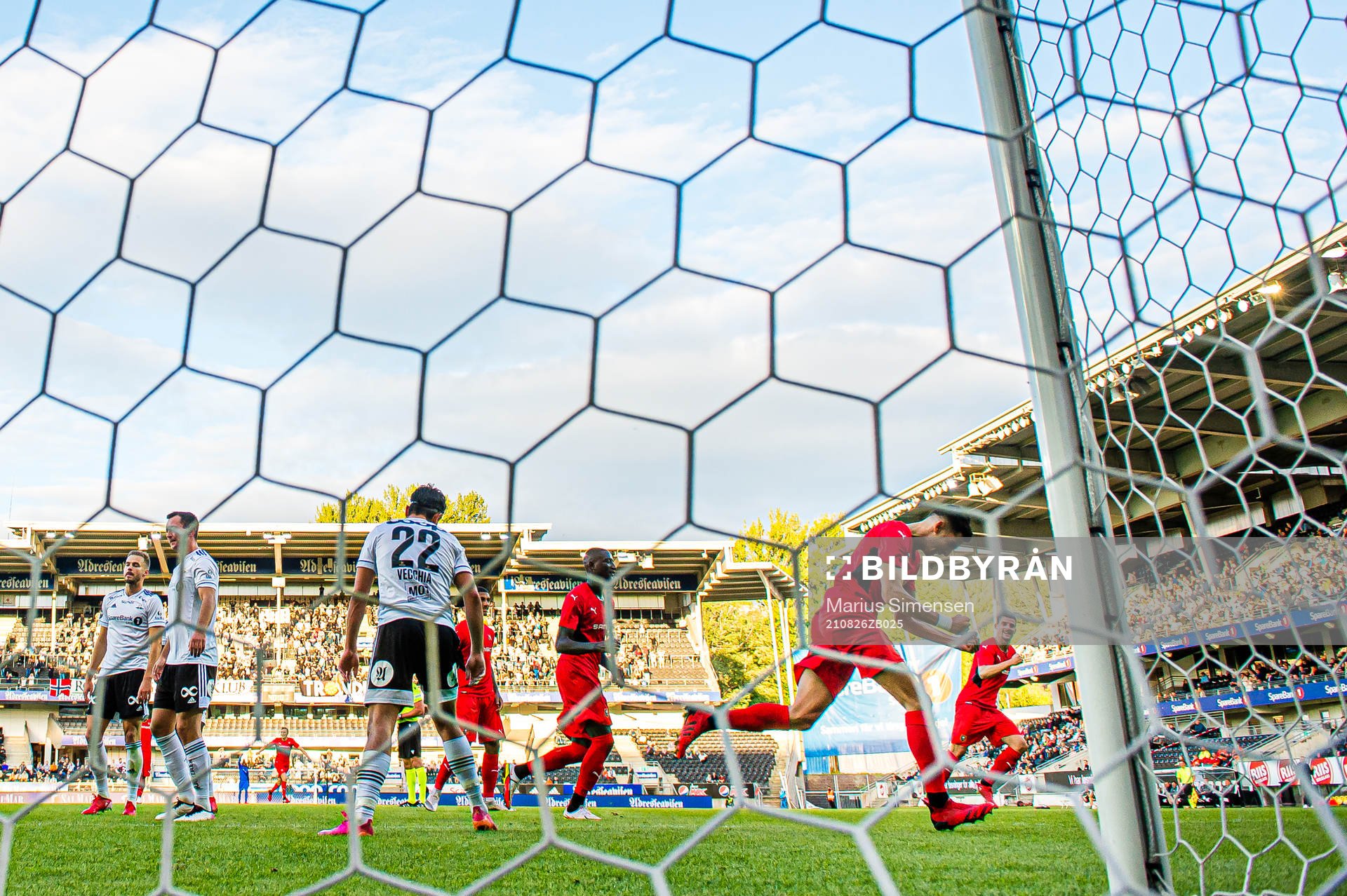 Nayef Aguerd of Rennes celebrates