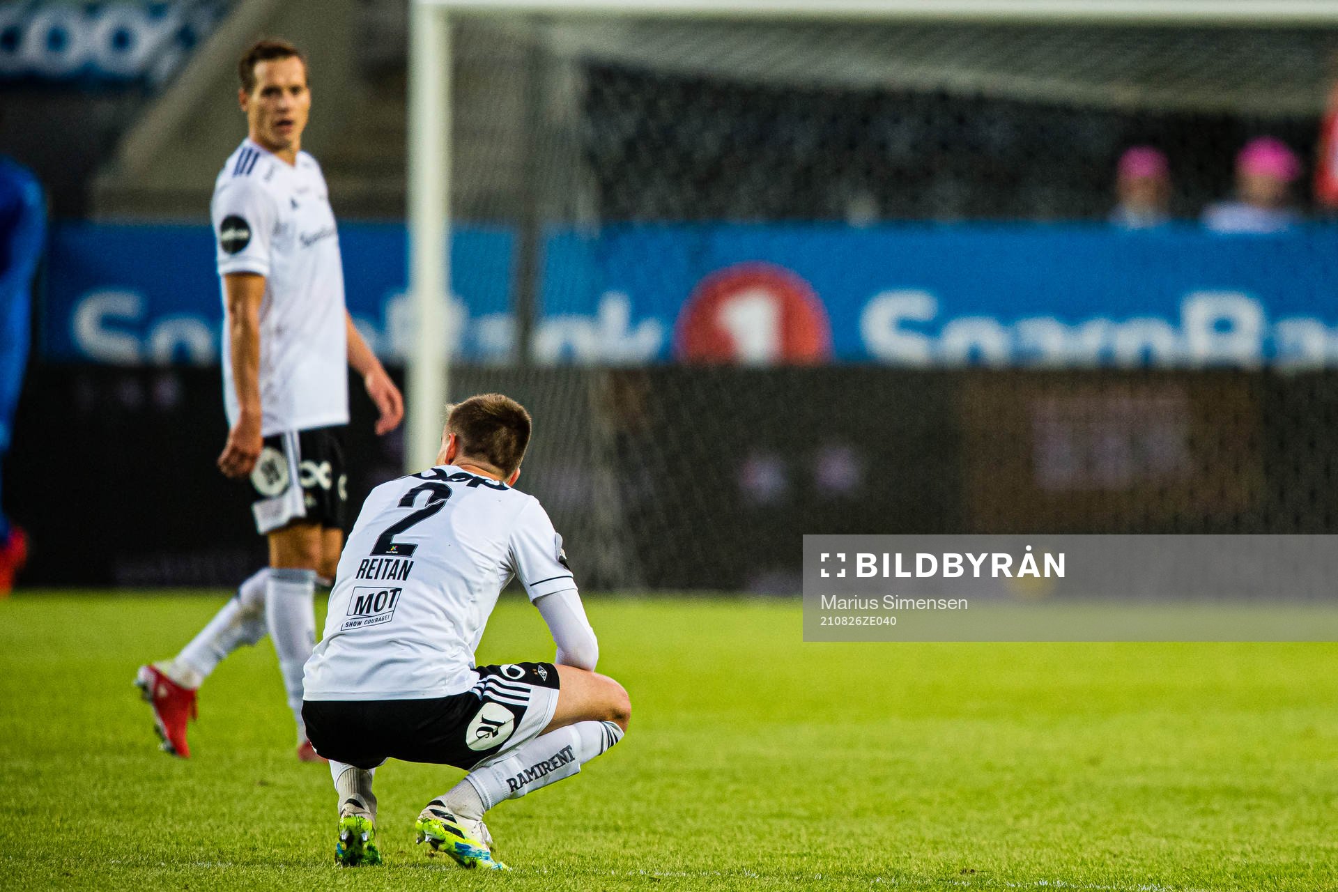 Erlend Dahl Reitan of Rosenborg looks dejected