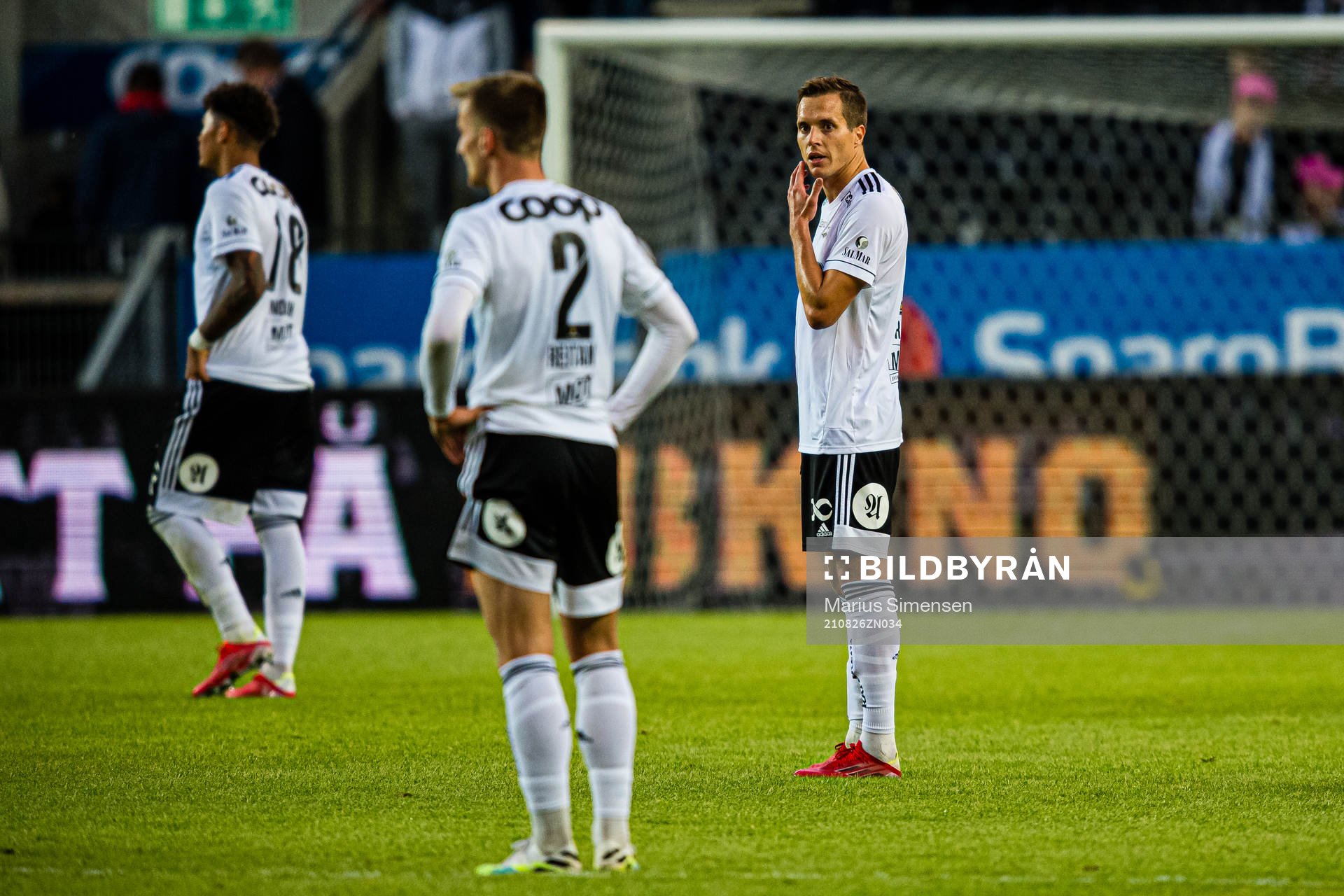 Anders Ågnes Konradsen of Rosenborg looks dejected