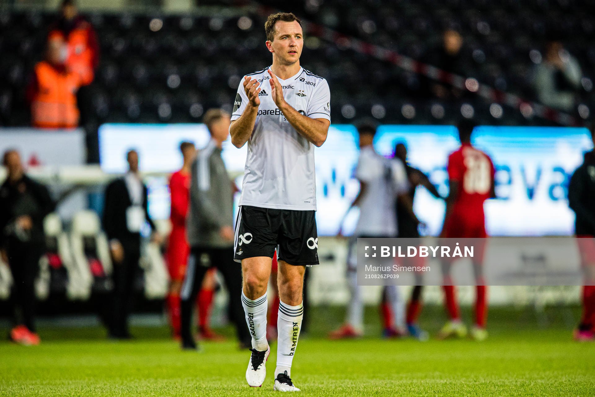 Even Hovland of Rosenborg looks dejected