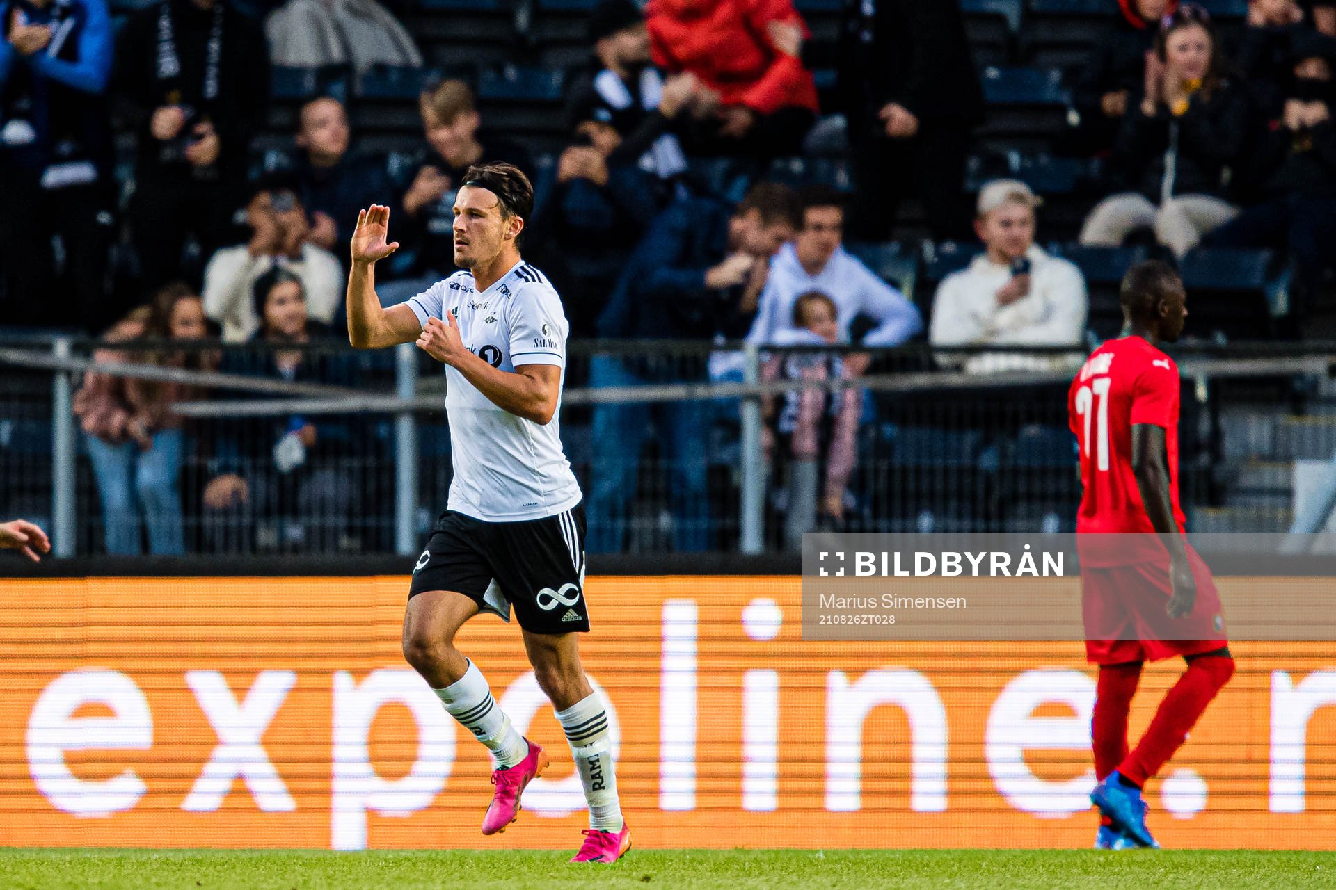 Stefano Vecchia of Rosenborg celebrates