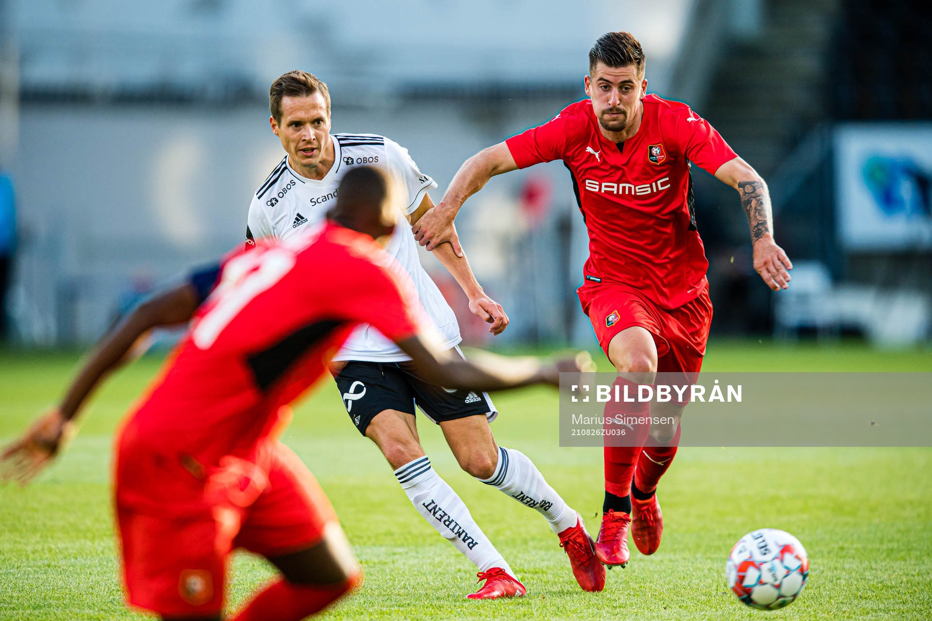 Anders Ågnes Konradsen of Rosenborg and Baptiste