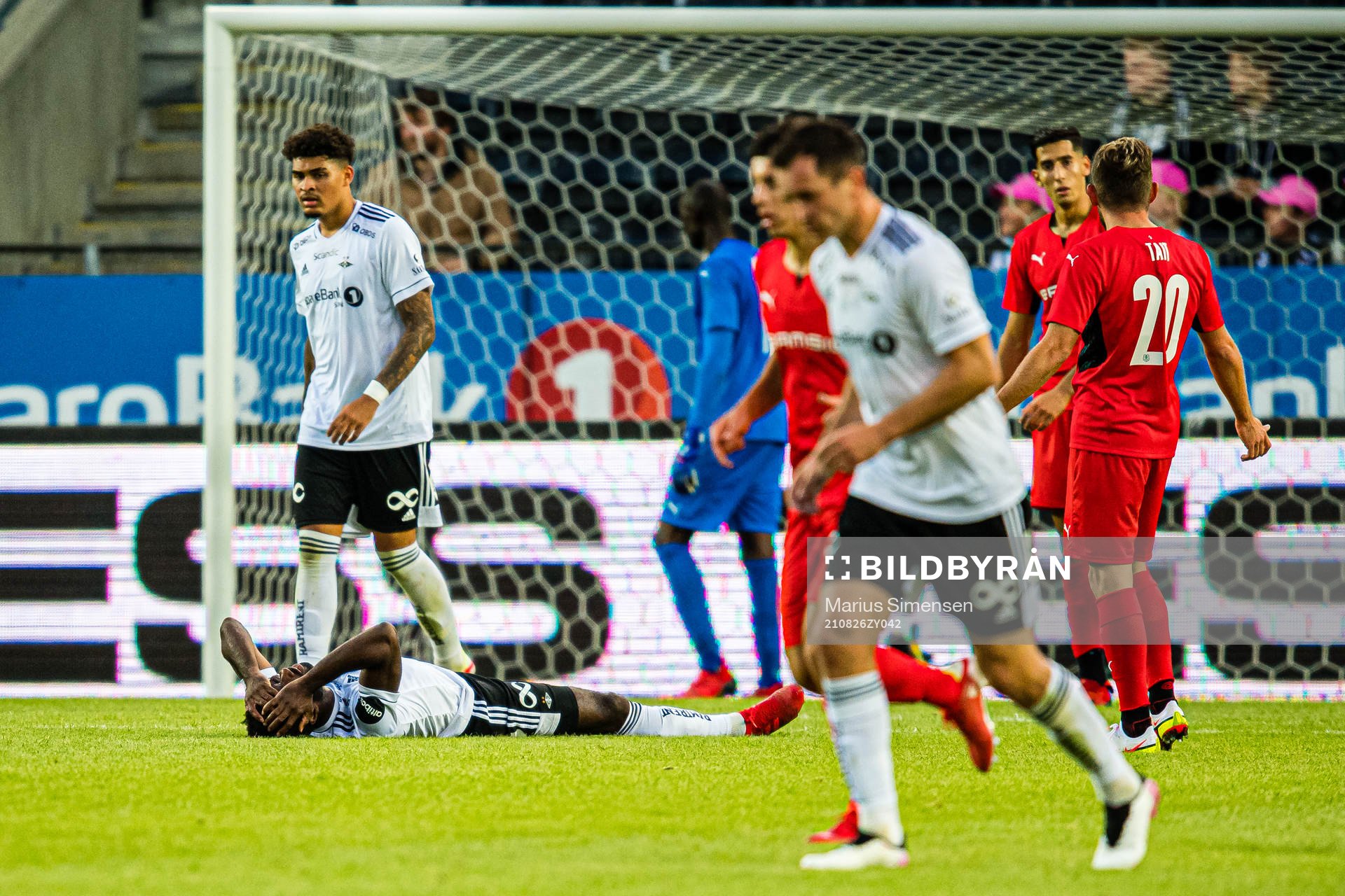 Alexander Banor Tettey of Rosenborg looks dejected