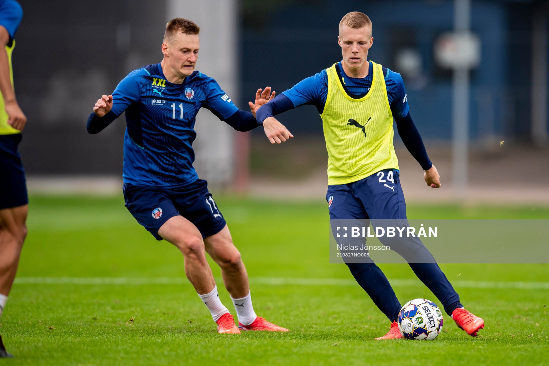 Helsingborgs Emil Hellman och Rasmus Karjalainen