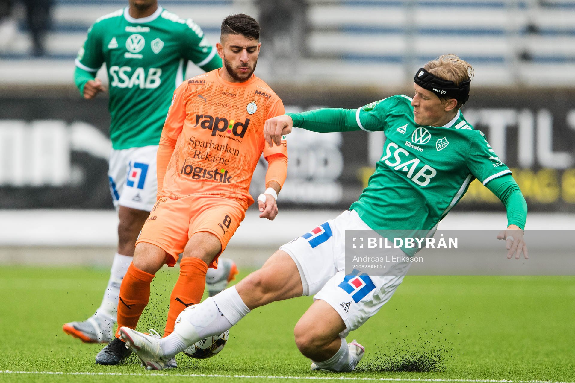 AFC Eskilstunas André Alsanati och Brages Douglas Karlberg