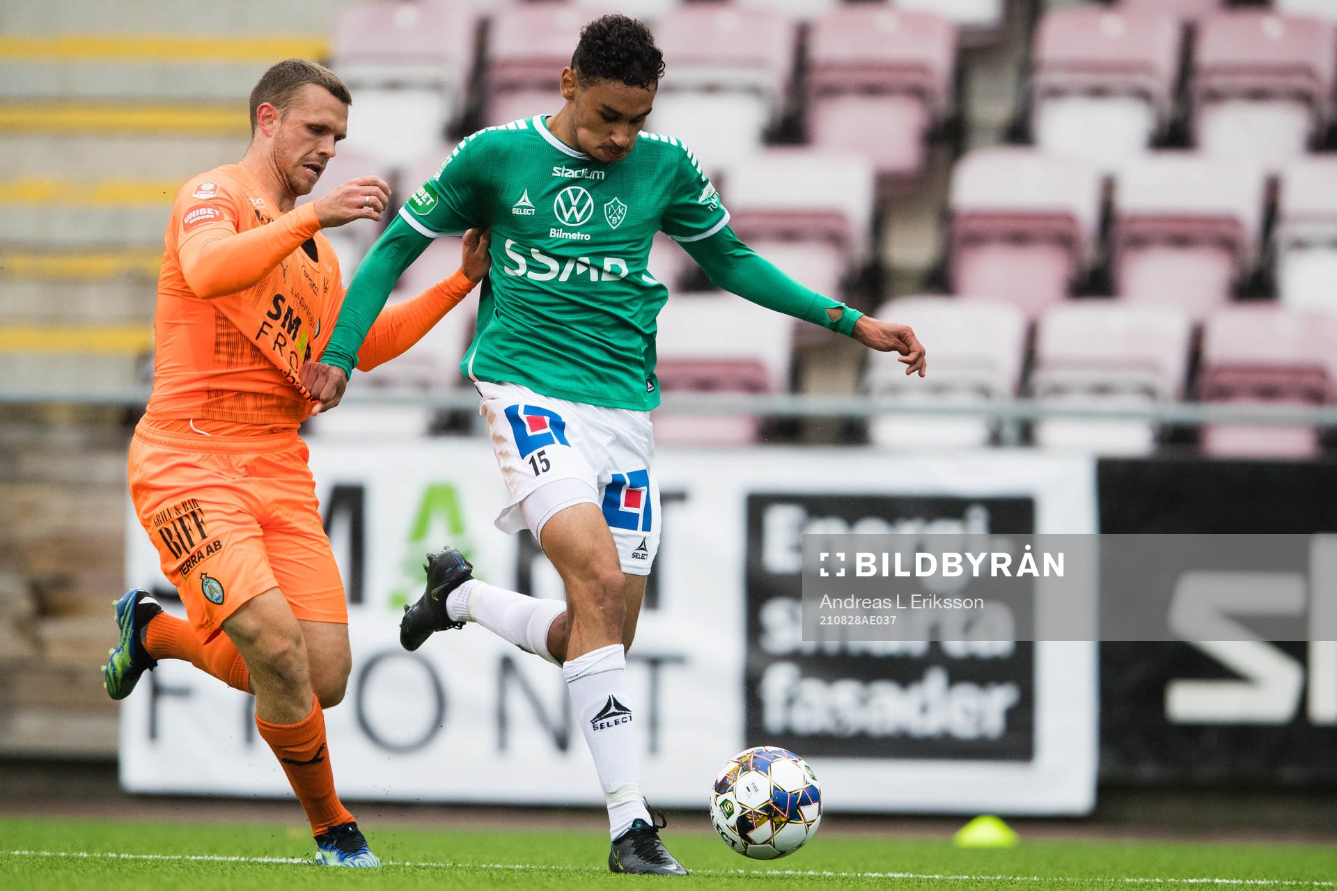AFC Eskilstunas Jesper Manns och Brages Joakim Persson