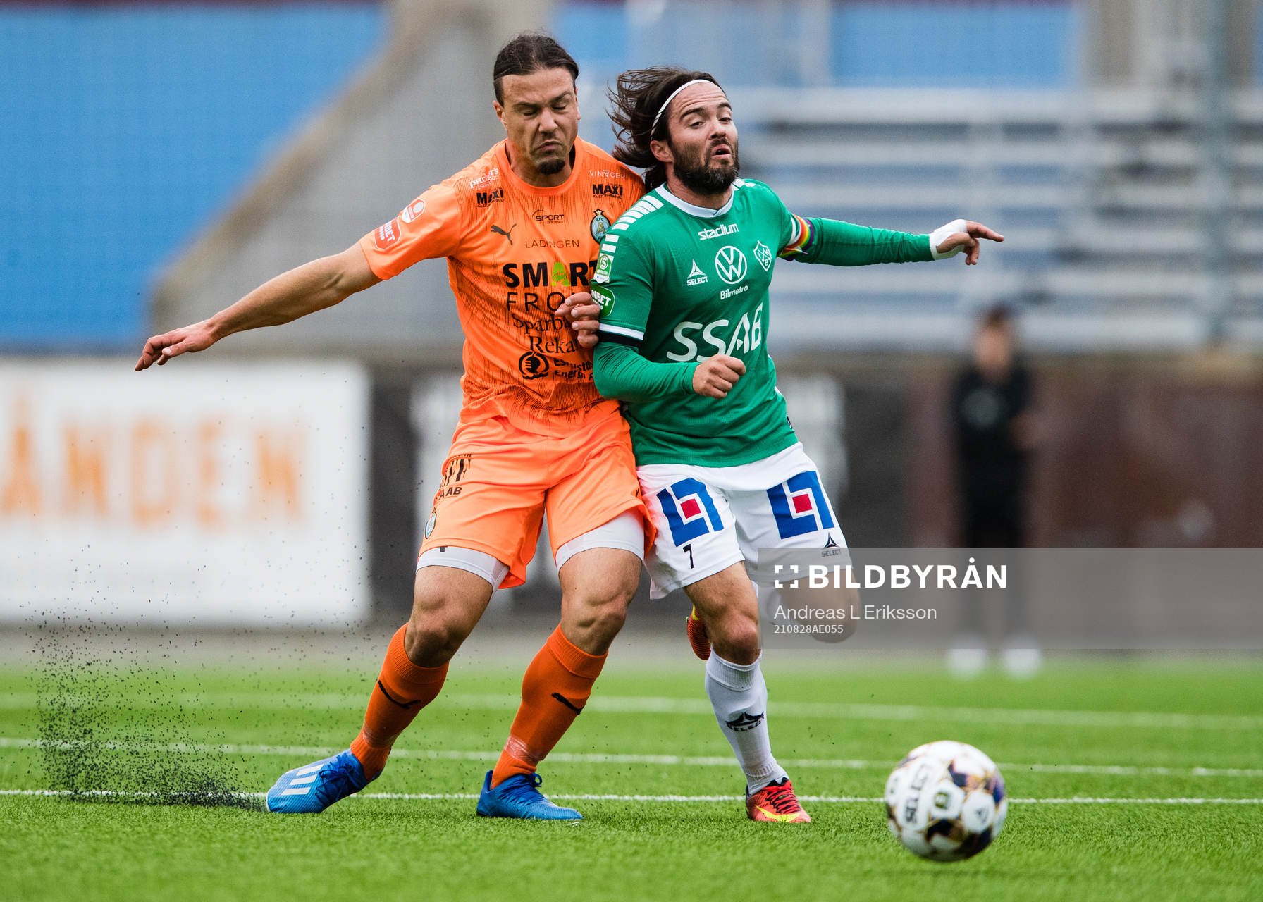 AFC Eskilstunas Abdelkarim Mammar Chaouche och Brages