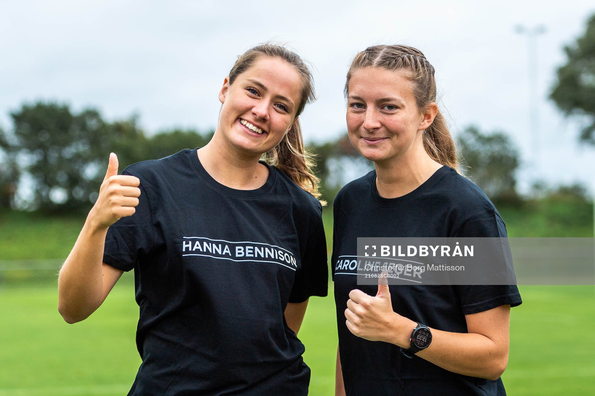 Borgebys Thea Birgerud och Kajsa Arthursson
