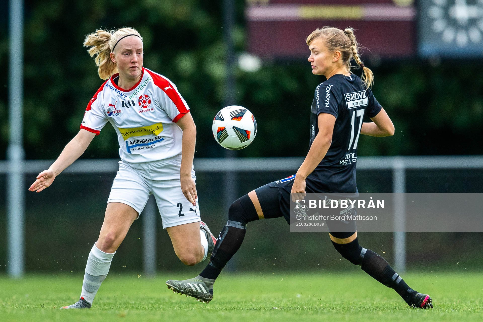 Borgebys Clara Juréus och Uppsalas Angelina Thoreson