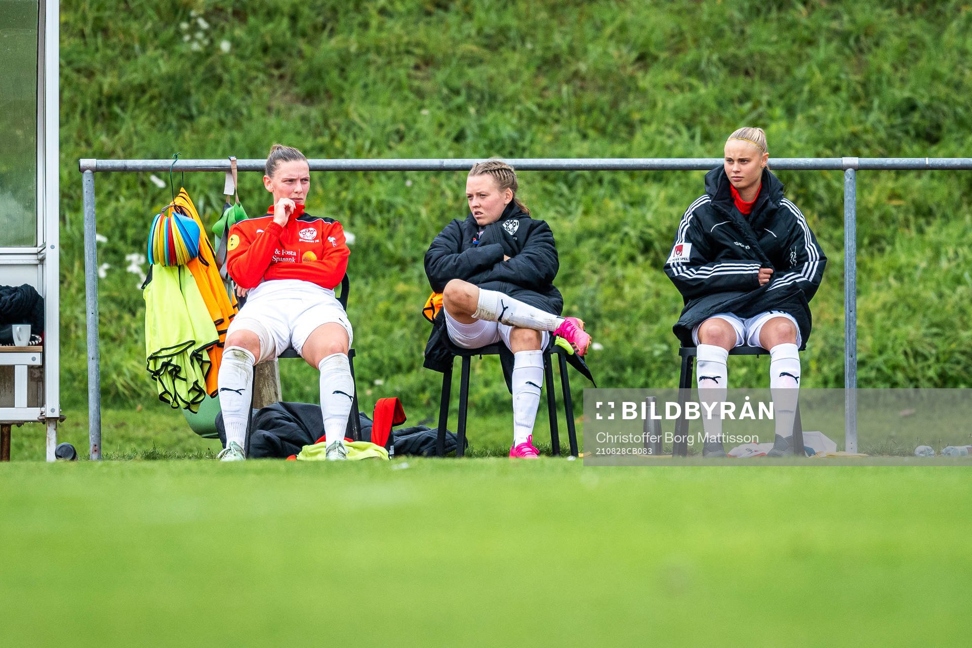 Borgebys Amanda Olsson, Nova Karlsson och Izabelle