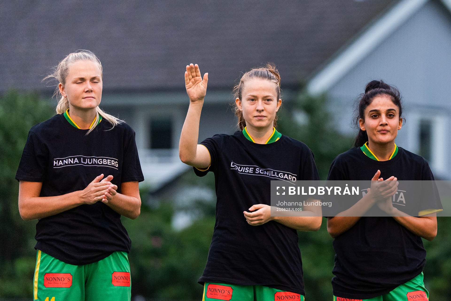 Bollstanäs Anna Thim, Karin Öberg och Lawlaw Nazeri i