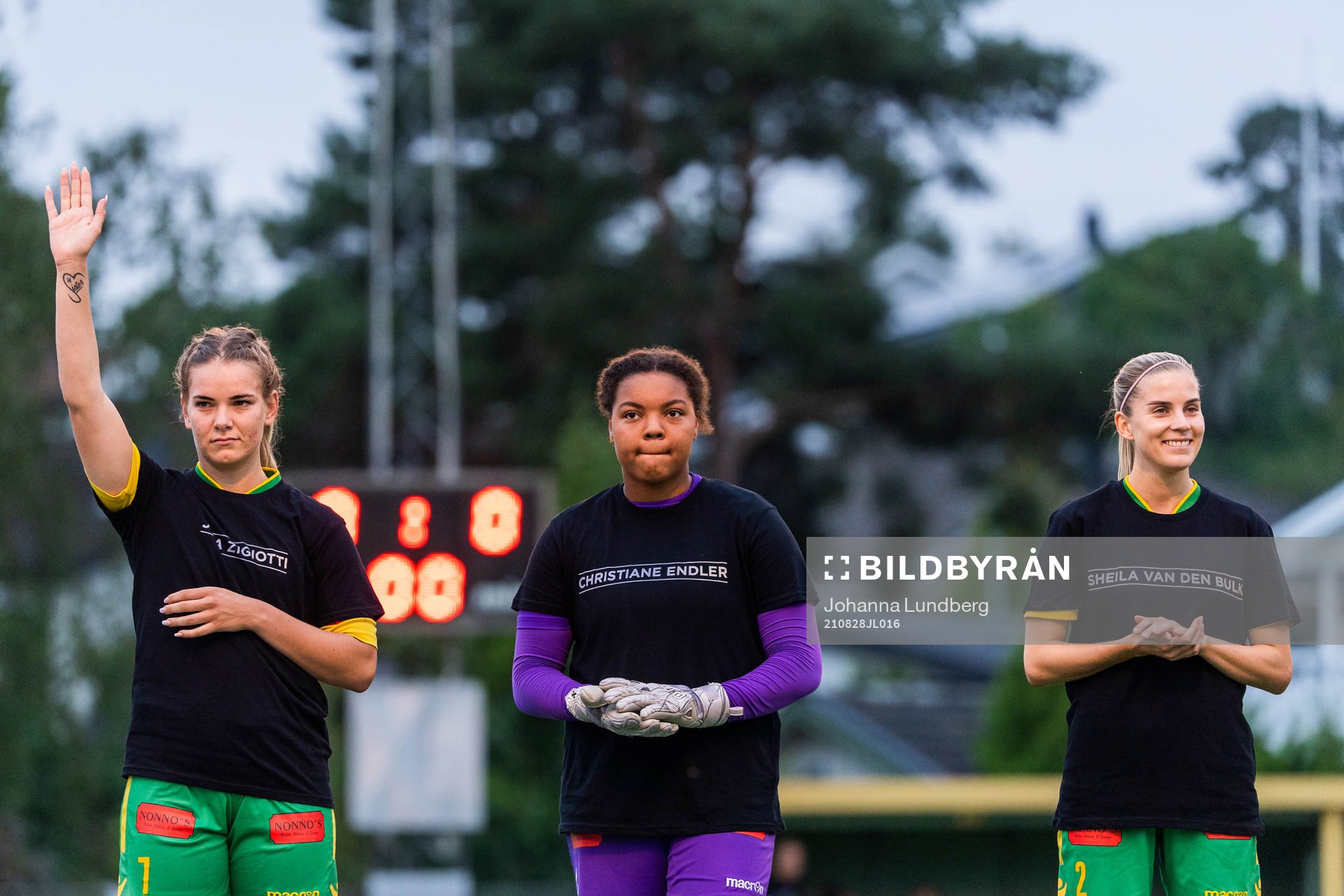 Bollstanäs Sabina Lundström, målvakt Serina Iddrisu