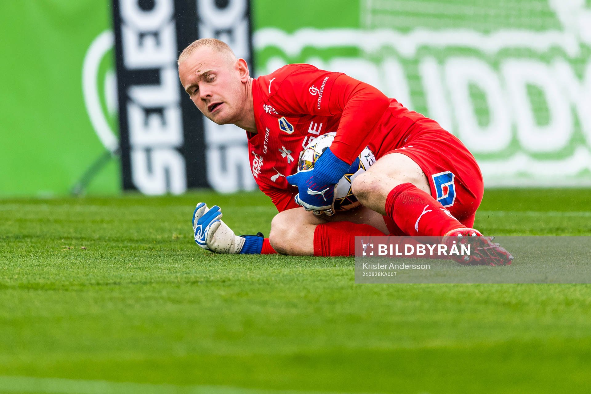 Halmstads målvakt Malte Påhlsson