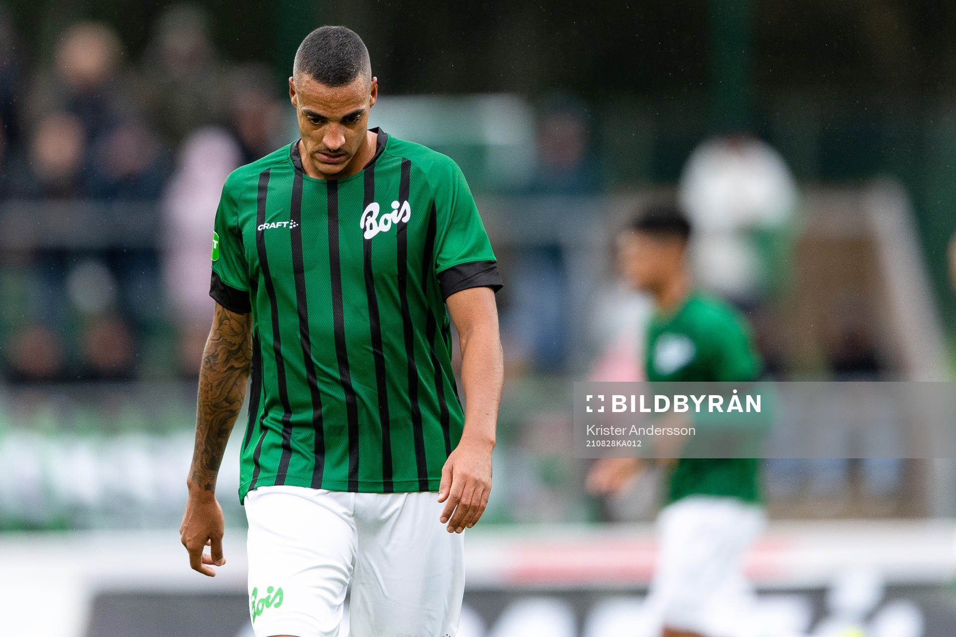 Varbergs Simon Karlsson Adjei deppar