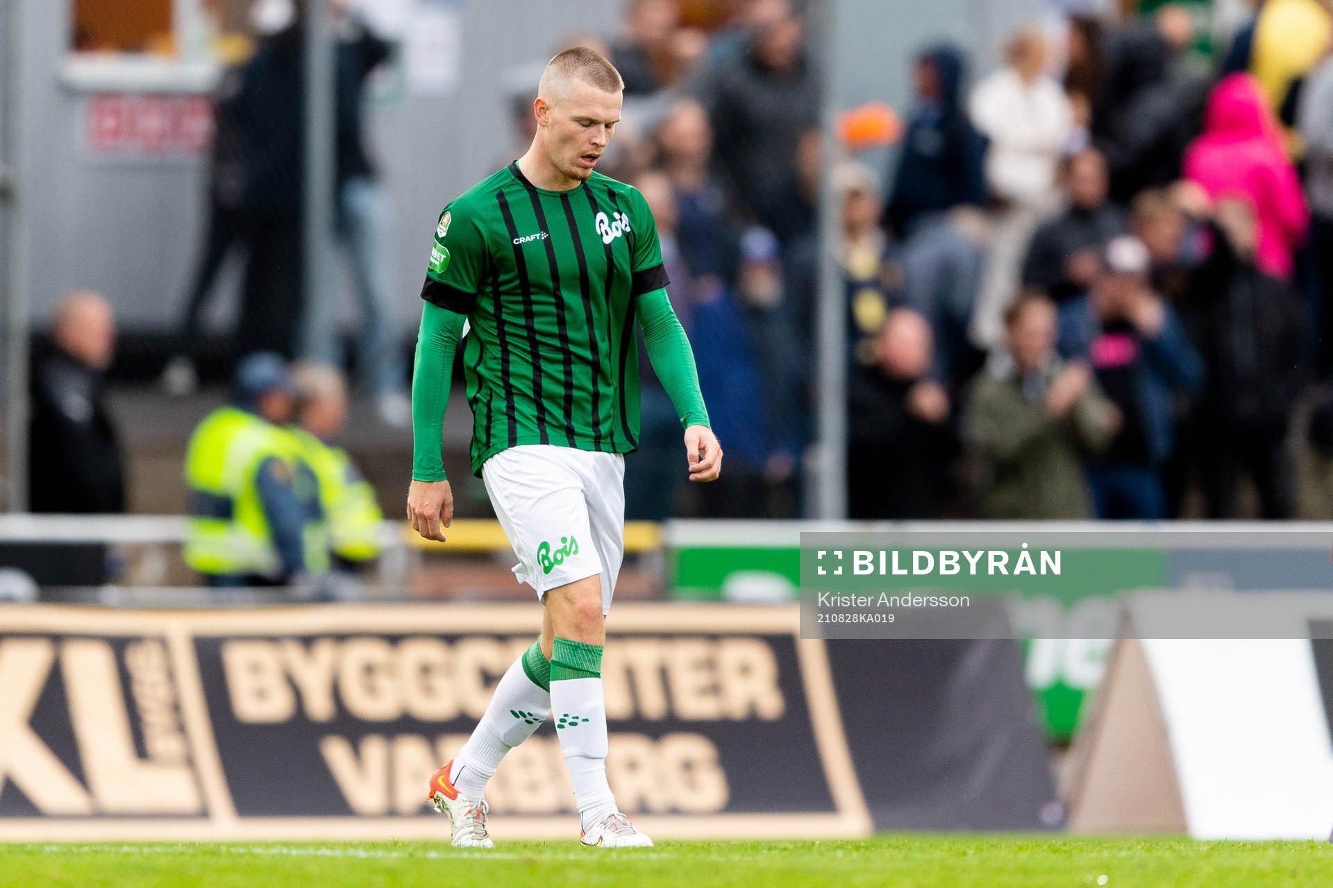 Varbergs Anton Liljenbäck deppar