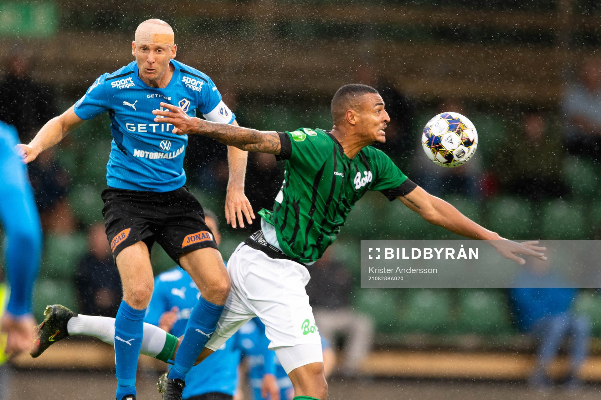 Halmstads Andreas Johansson och Varbergs Simon Karlsson