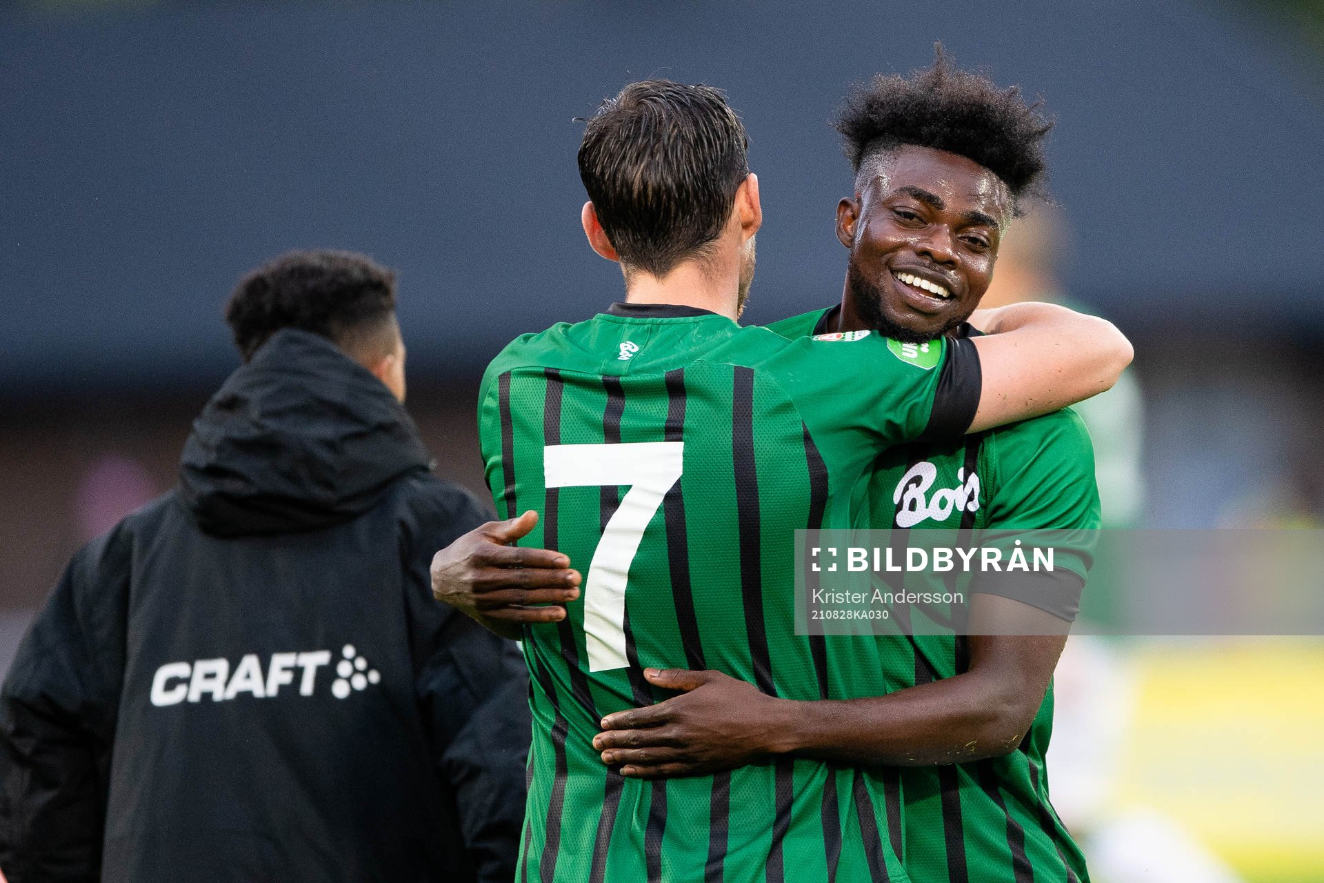 Varbergs Gideon Mensah jublar