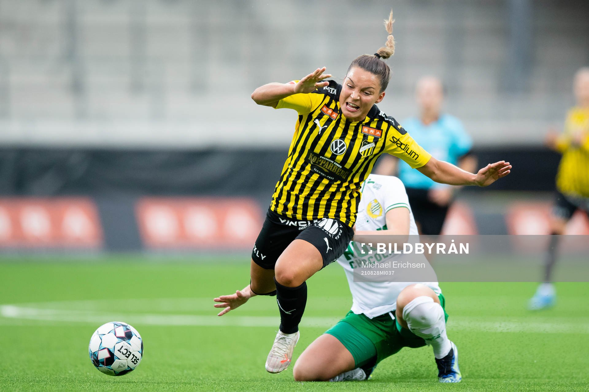 Häckens Johanna Rytting Kaneryd och Hammarbys Eva Nyström