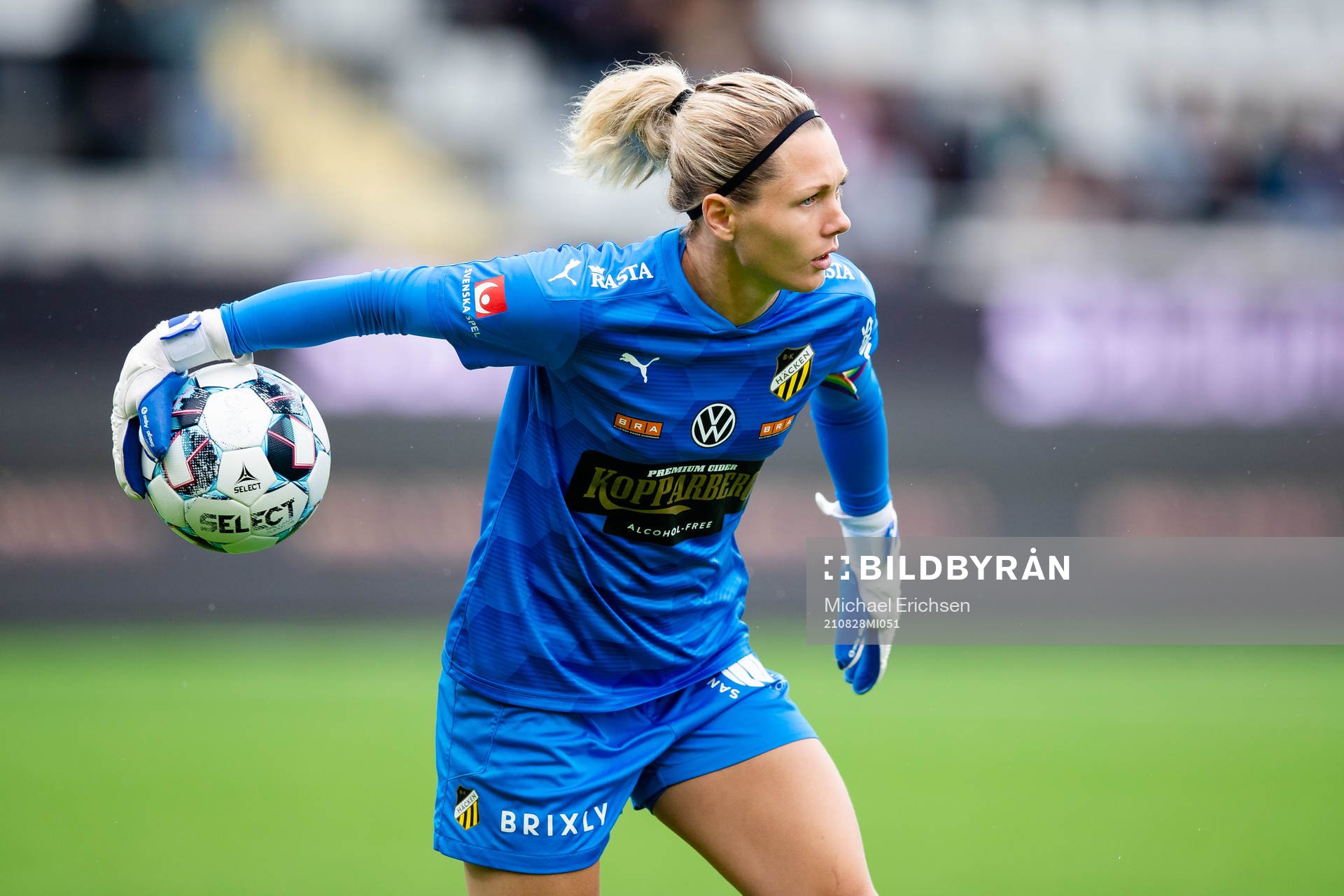 Häckens målvakt Jennifer Falk