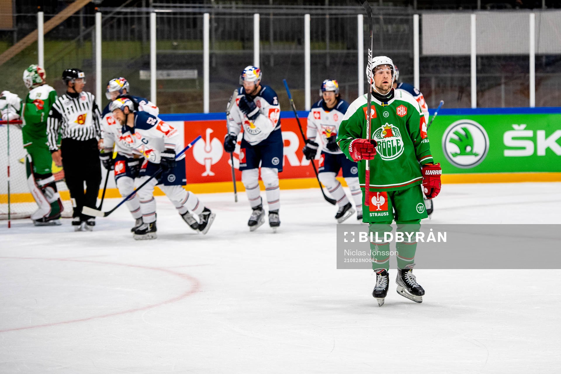 Lucas Ekeståhl-Jonsson of Rögle looks dejected