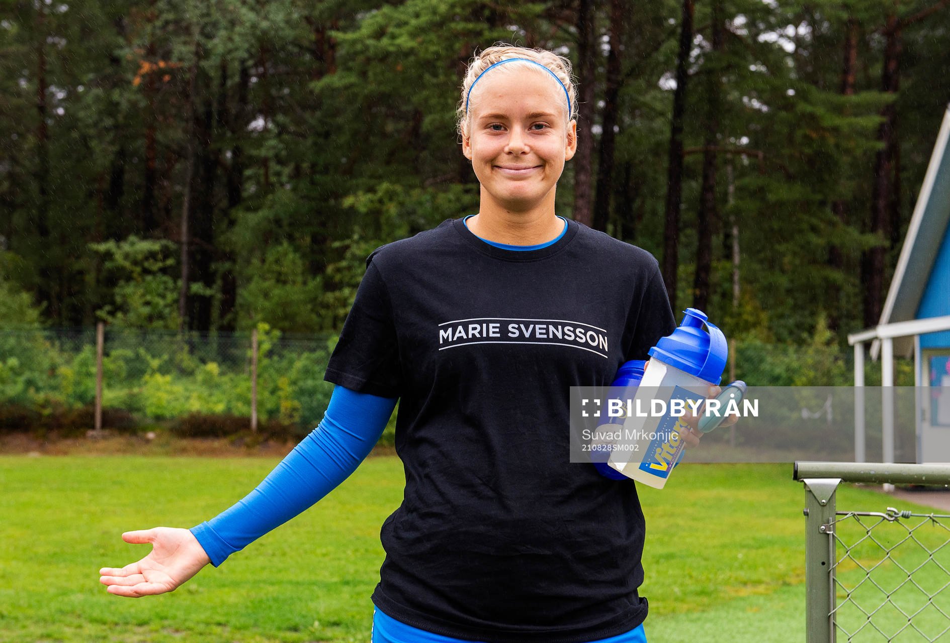 Kalmars Fanny Nilsson med specialtröja