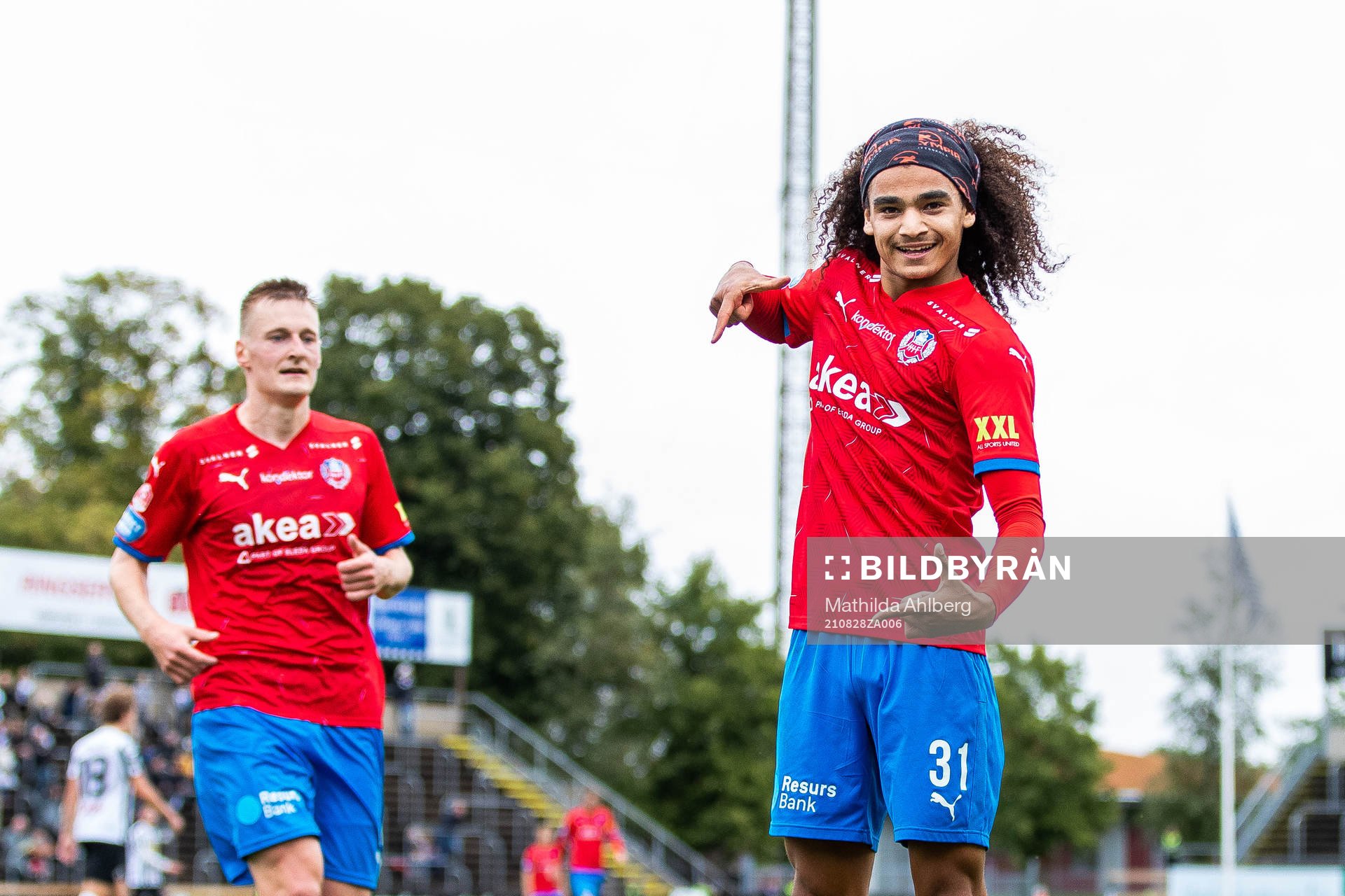 Helsingborgs Adam Kaied jublar